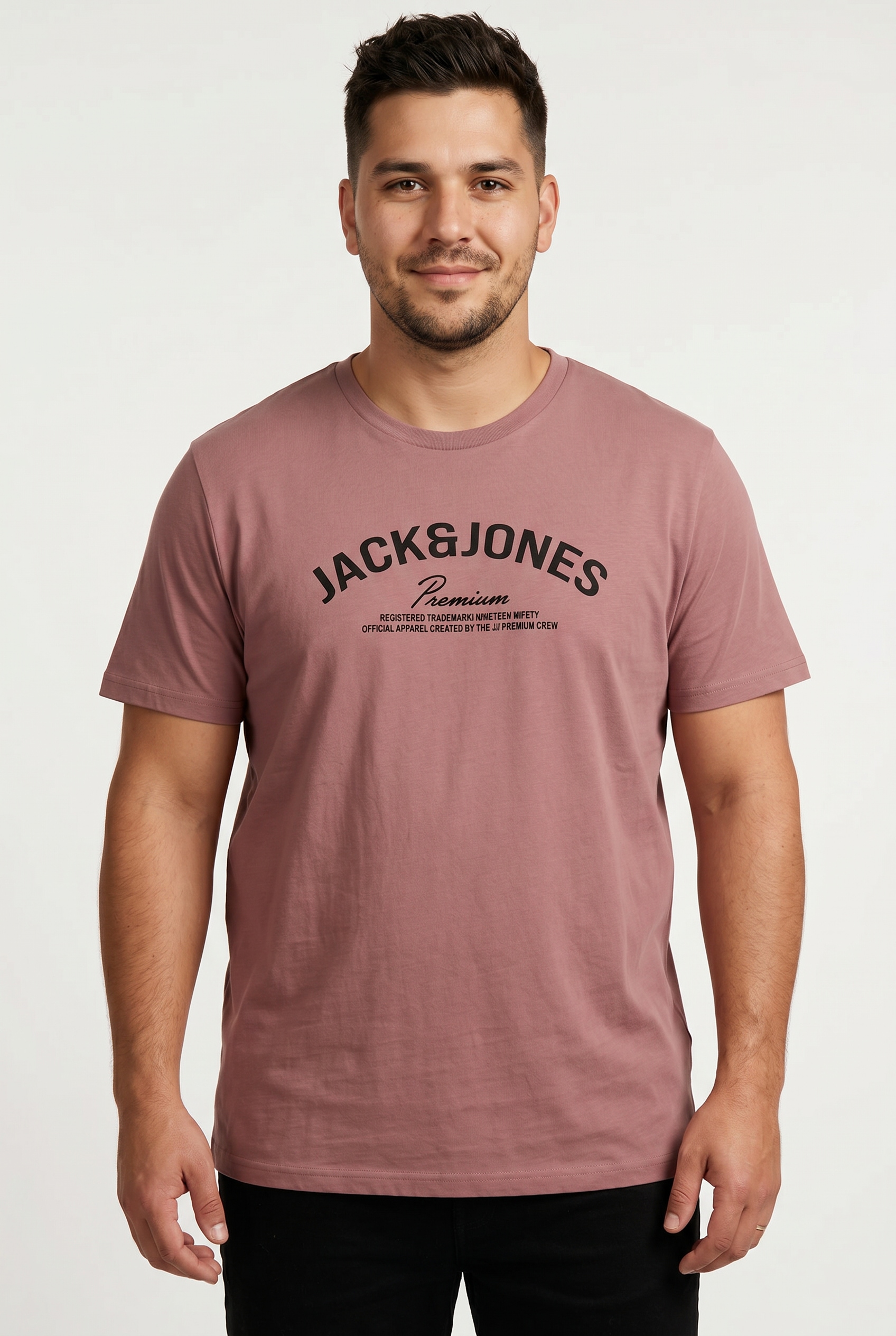 Jack & Jones PlusSize T-shirt »JPRBLATOMMY SS TEE FST PLS« avec logo et inscription