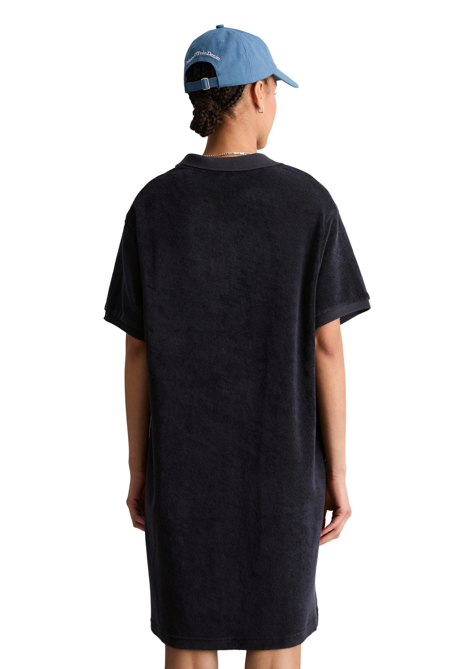 Marc O'Polo DENIM Robe polo Sans poches Frottee-Polokleid regular aus Organic Cotton