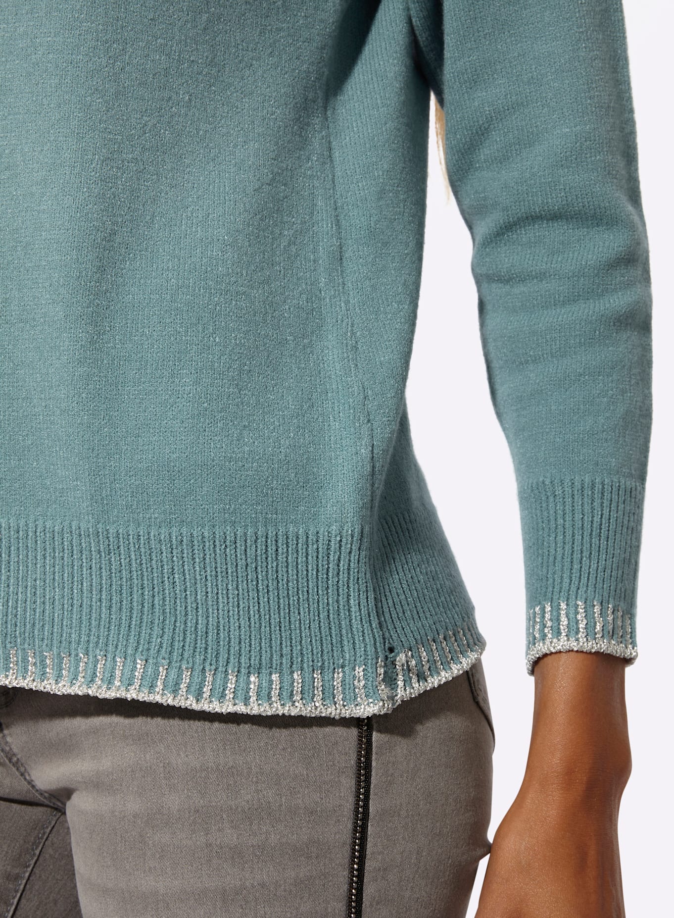 creation L Rundhalspullover »Modal-Mix-Pullover«