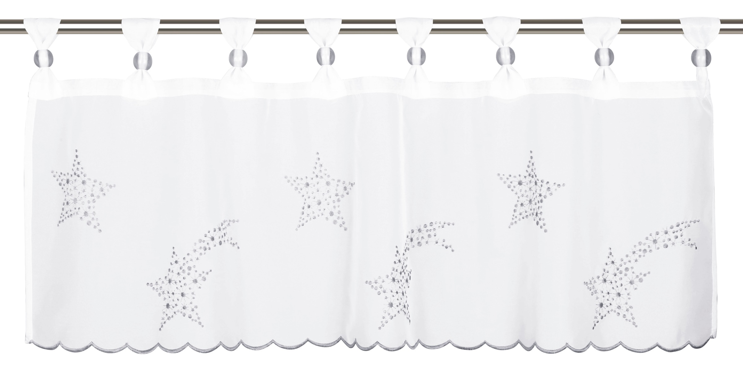 Image of my home Scheibengardine »Sterne«, (1 St.), Transparent, Voile, Polyester bei Ackermann Versand Schweiz