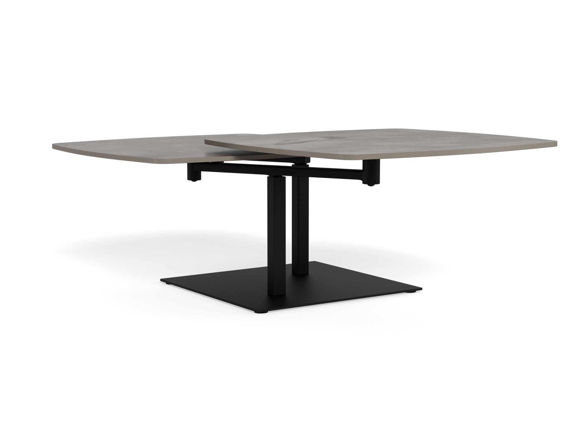 Image of ACTONA GROUP Couchtisch "Carballo" Tisch, grau, Rotation,122x70x40cm