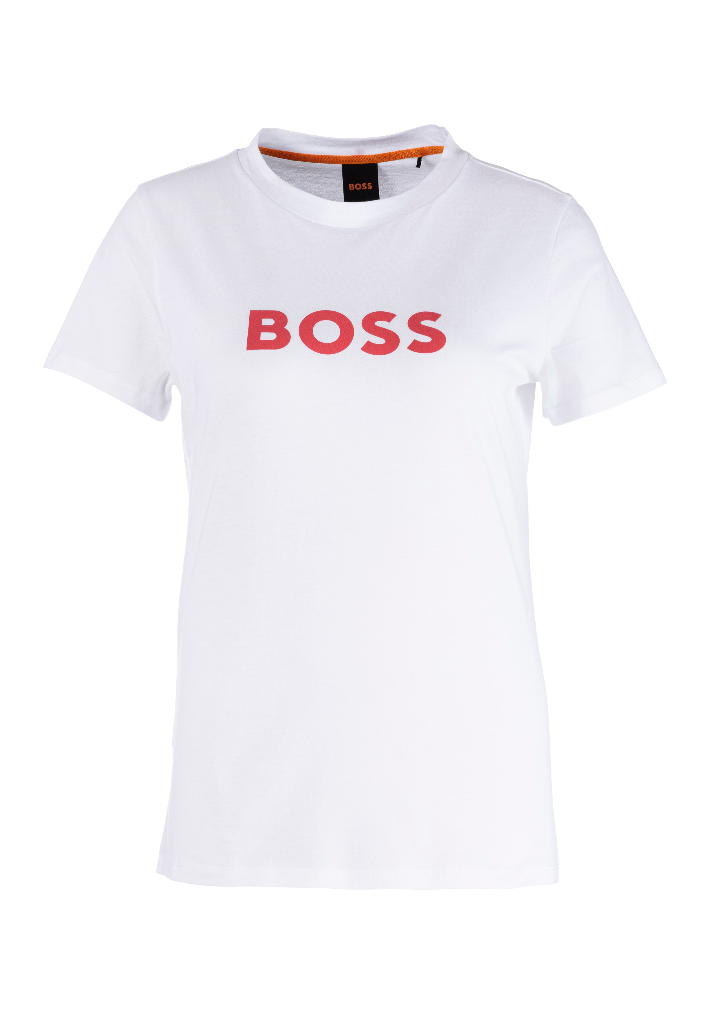 BOSS ORANGE T-Shirt »C_Elogo Premium Damenmode«, mit kontrastfarbenem BOSS-Schriftzug im Sale-BOSS ORANGE 1
