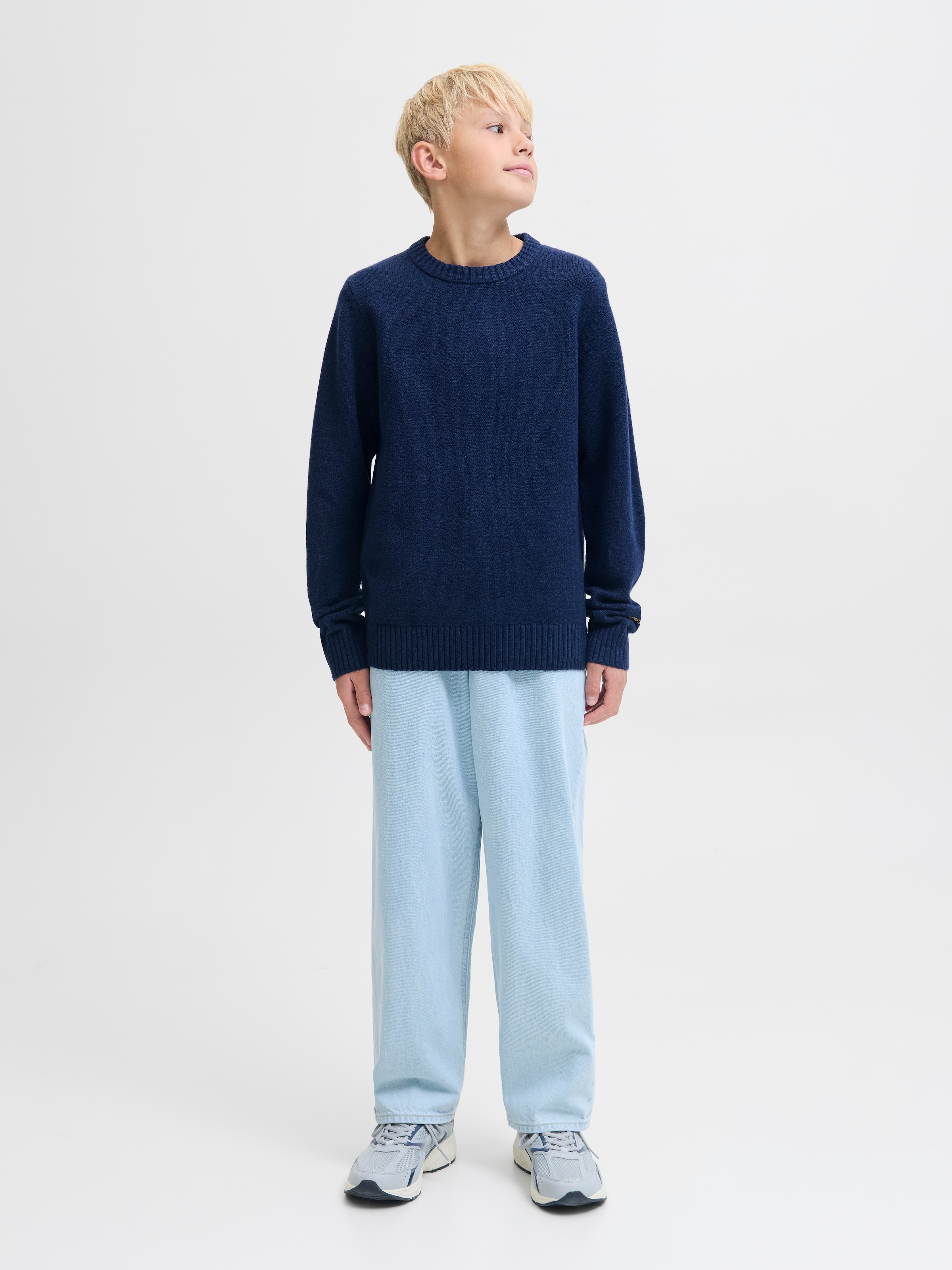 Jack & Jones Junior Rundhalspullover »JORNORREBRO KNIT CREW NECK JNR«