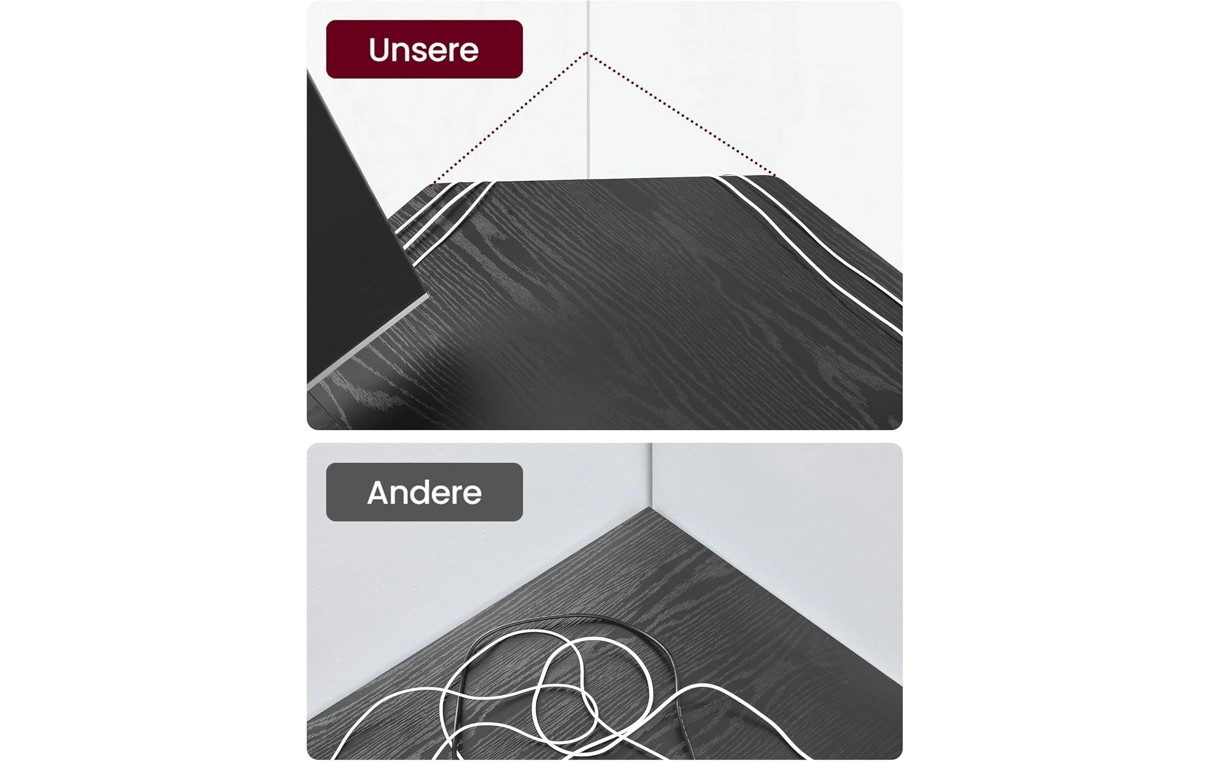 VASAGLE Schreibtisch »in L-Form 138 x 138 cm«