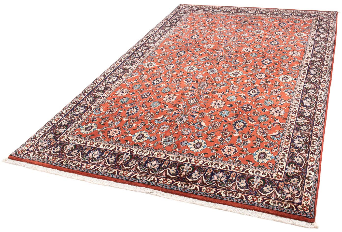 Image of morgenland Orientteppich »Perser - Bidjar - 238 x 151 cm - hellrot«, rechteckig, 15 mm Höhe, Wohnzimmer, Handgeknüpft, Einzelstück mit Zertifikat bei Ackermann Versand Schweiz