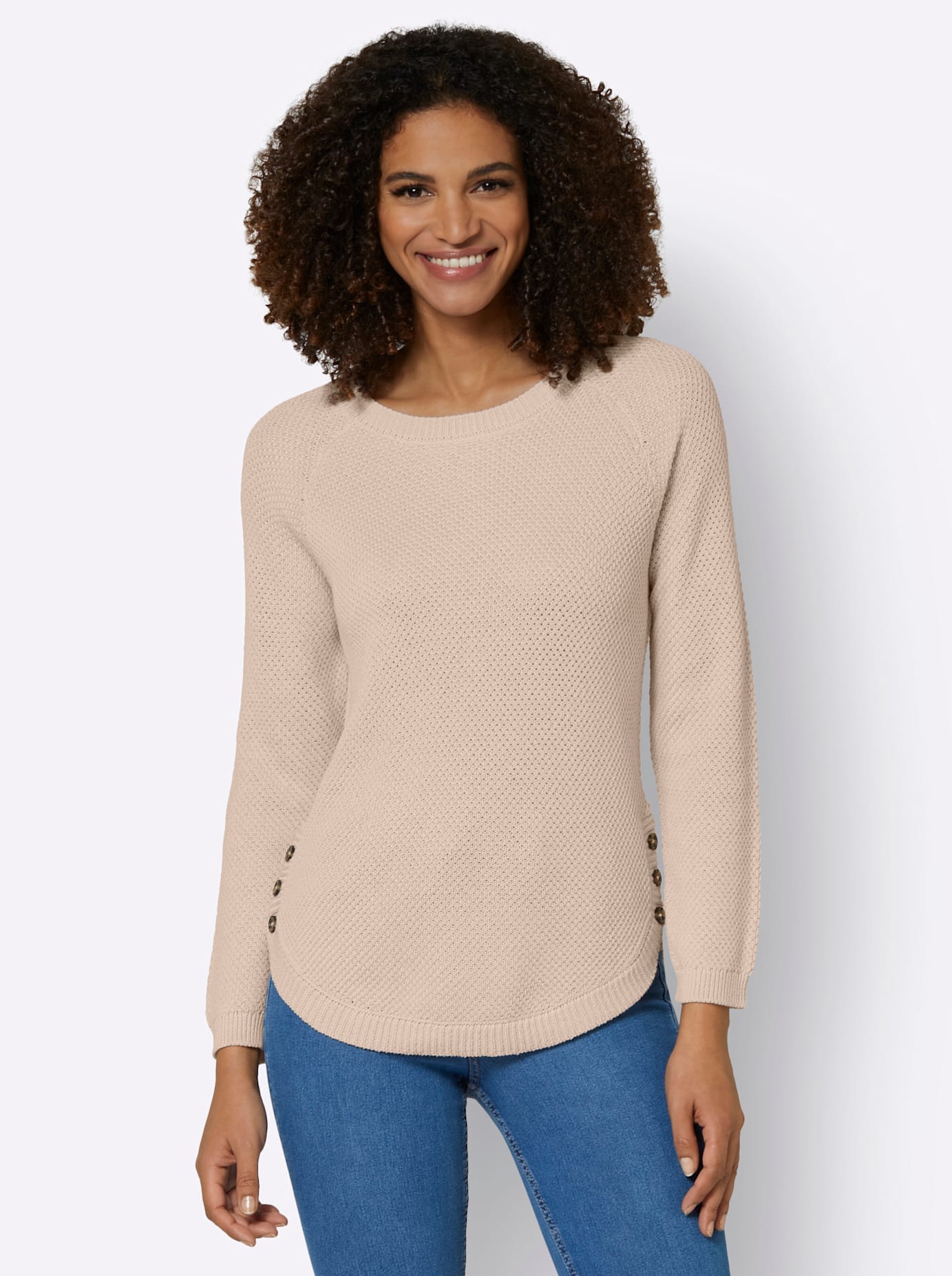 Casual Looks Rundhalspullover »Pullover«