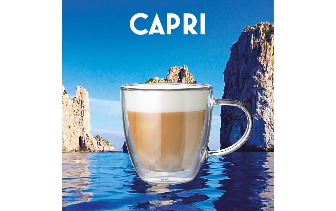 BIALETTI Cappuccinotasse »Capri 160 ml, 2 Stück, Transparent«, (2 tlg.)