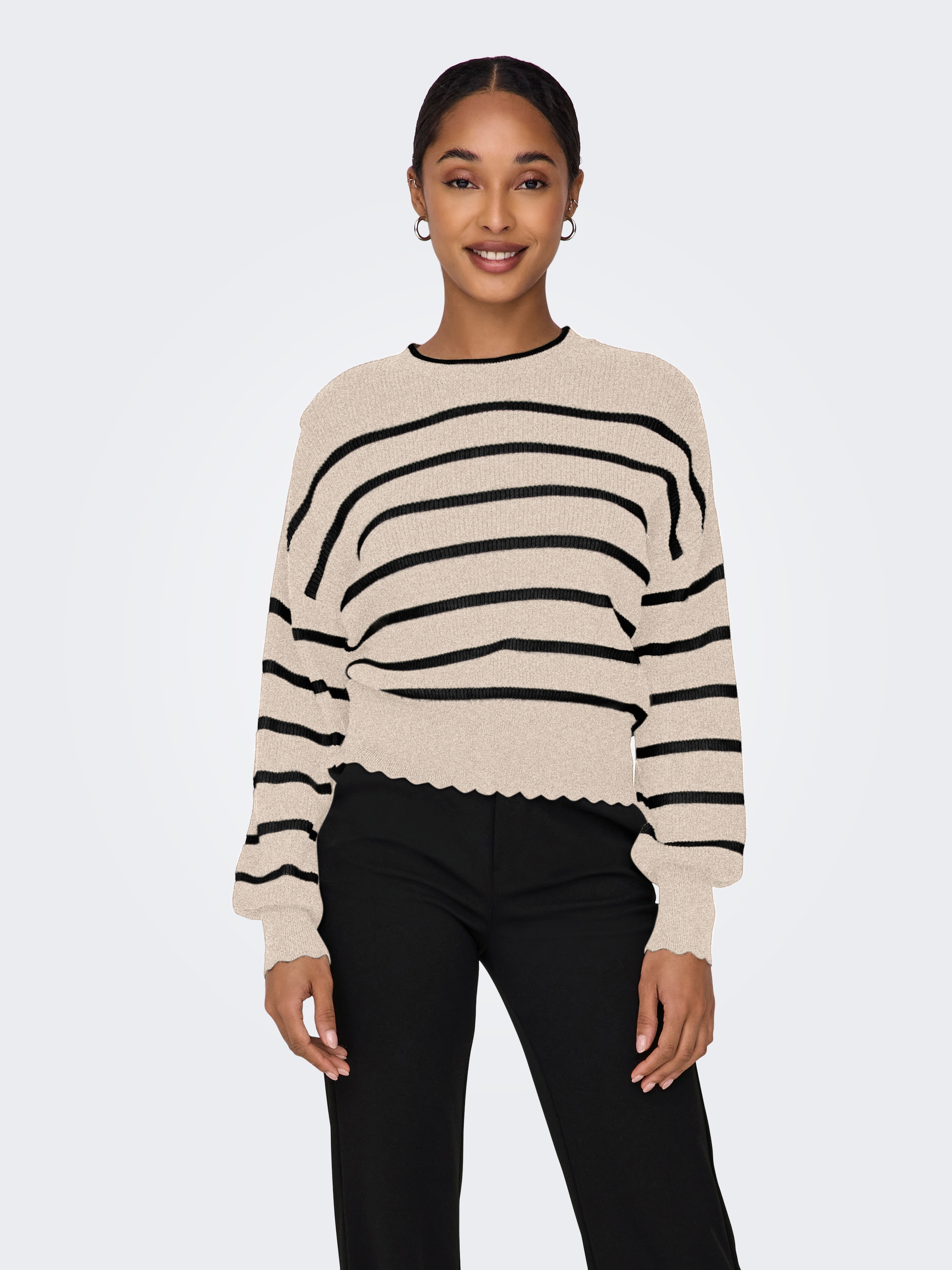 Image of ONLY Rundhalspullover "ONLIBI LS O-NECK NOOS KNT"