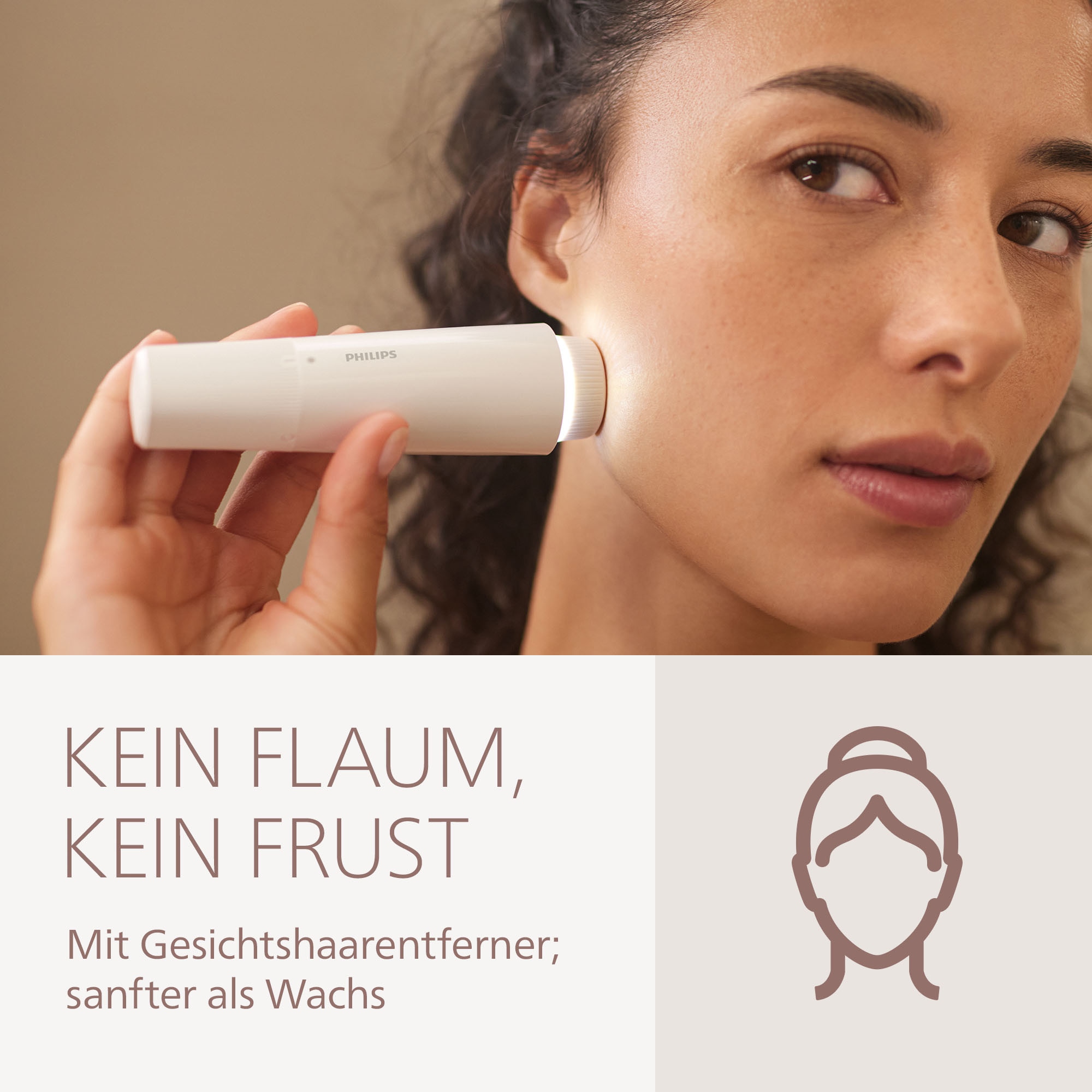 Philips Elektrorasierer »Lady Shaver Series 8000« 3 Stk. Aufsätze kabelloser Rasierer, nass und trocken, inkl. Trimmeraufsatz