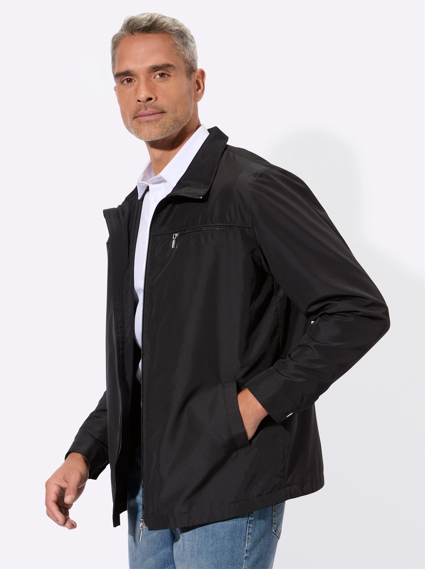 Classic Langjacke ohne Kapuze