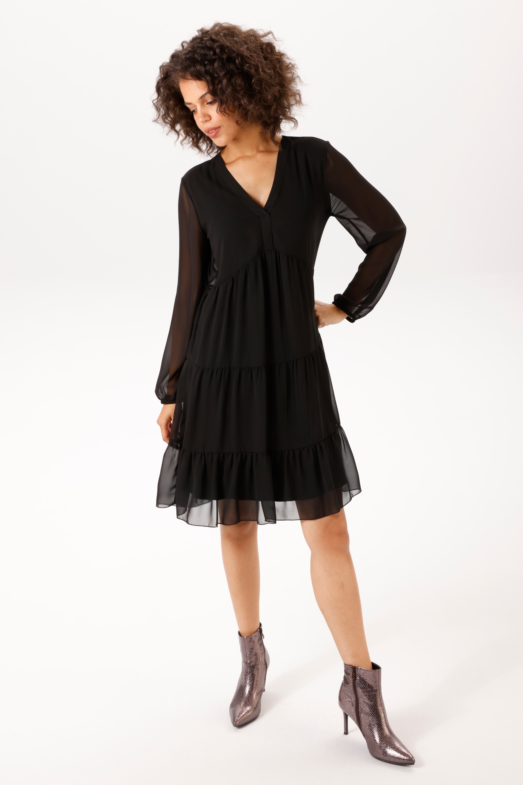 Image of Aniston CASUAL Tunikakleid aus zartem Chiffon - NEUE kOLLEKTION