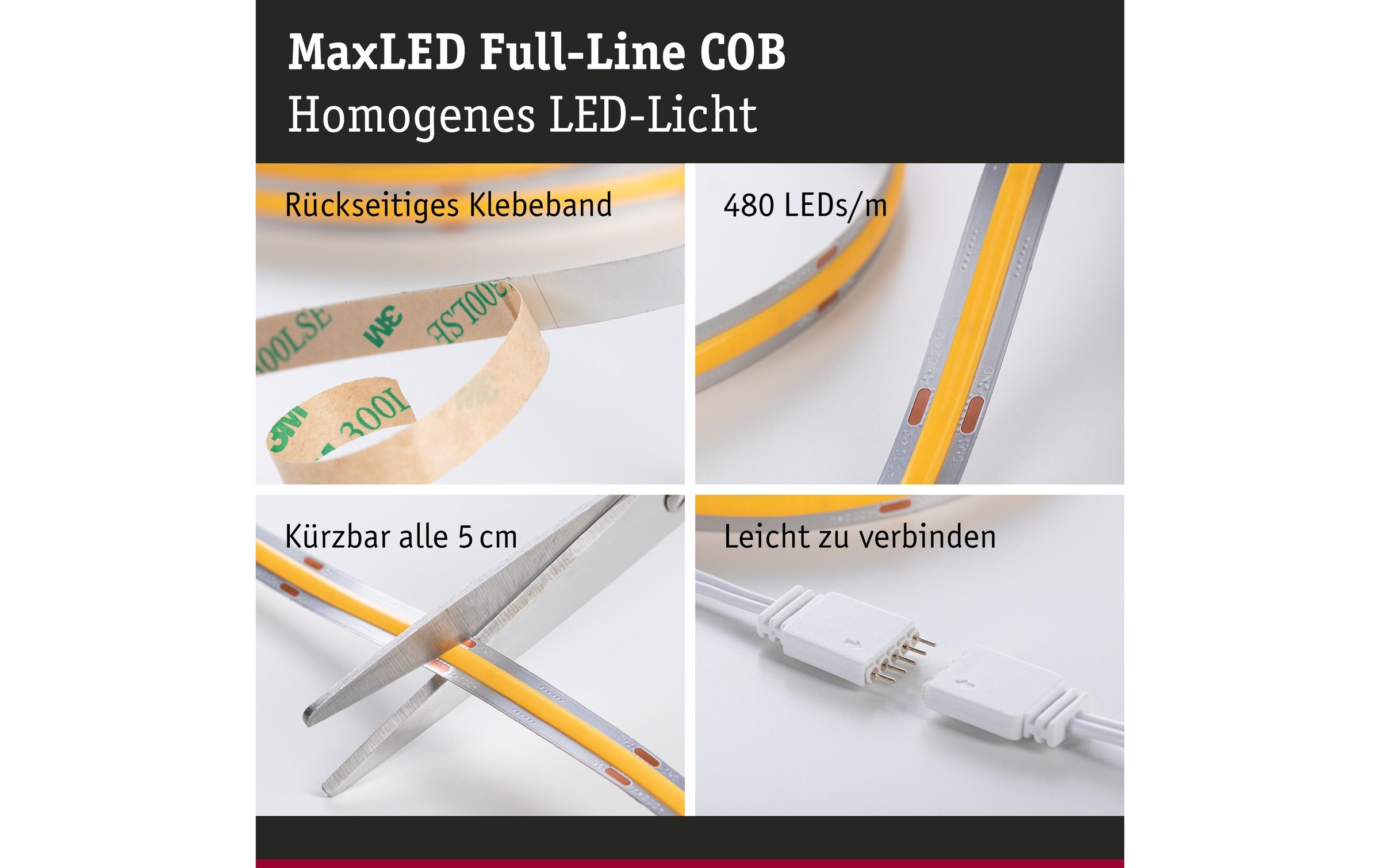 Paulmann LED Deckenleuchte »MaxLED 500 Basis«