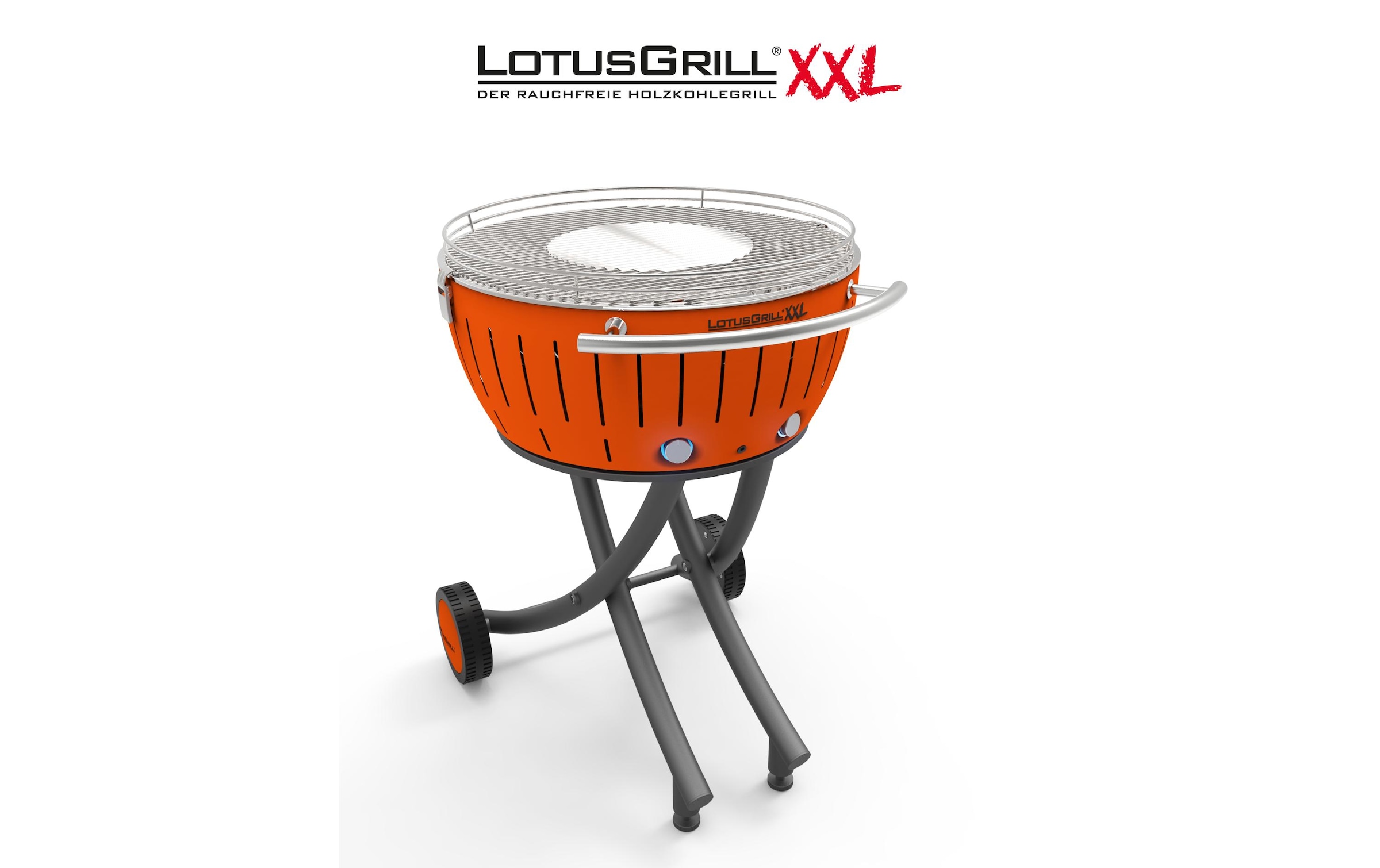 LotusGrill Holzkohlegrill »XXL Mandarinorange«