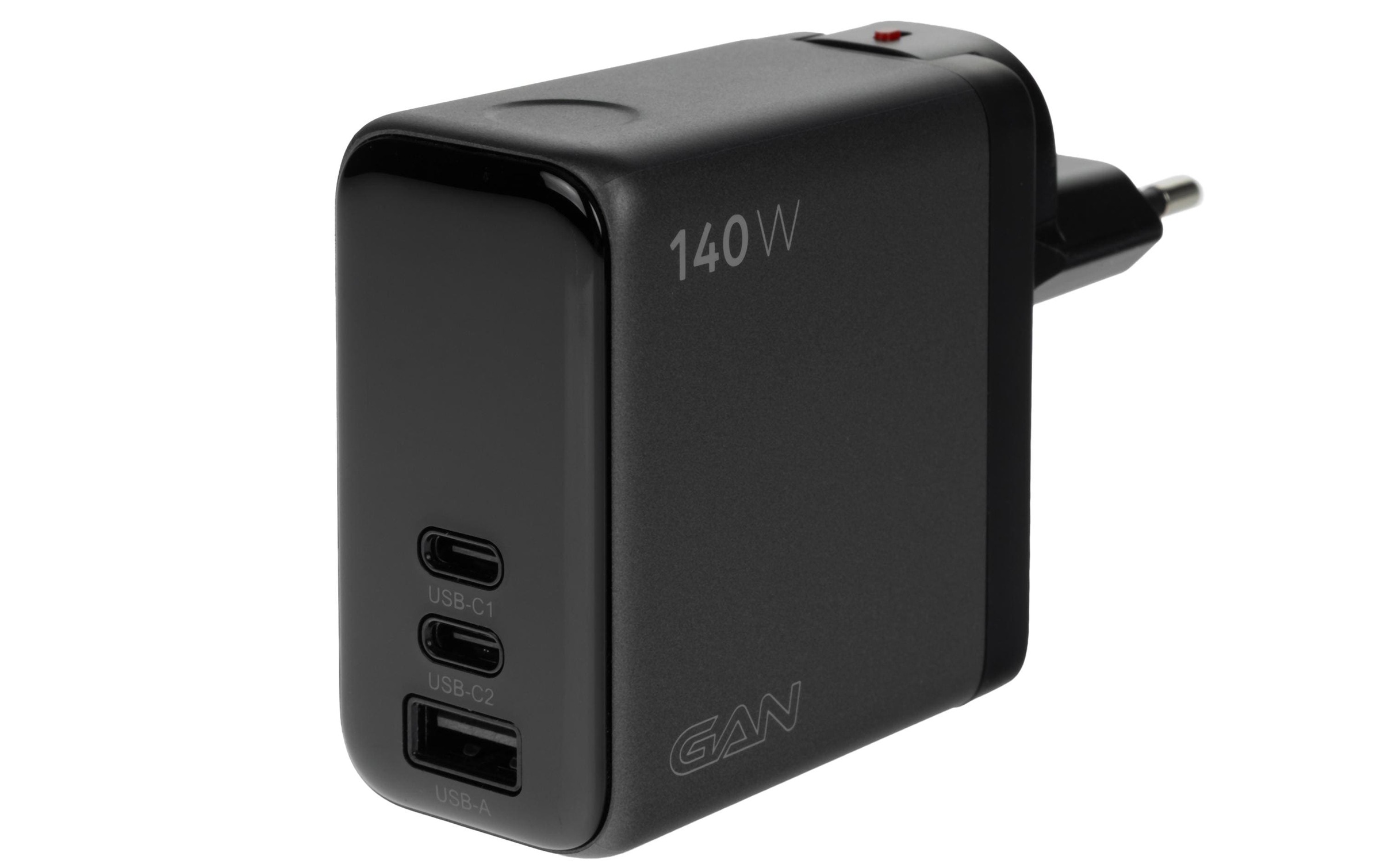 onit Chargeur USB »Travel 2C1A 140 W GaN« Chargeur de voyage avec adaptateurs interchangeables pour utilisation mondiale