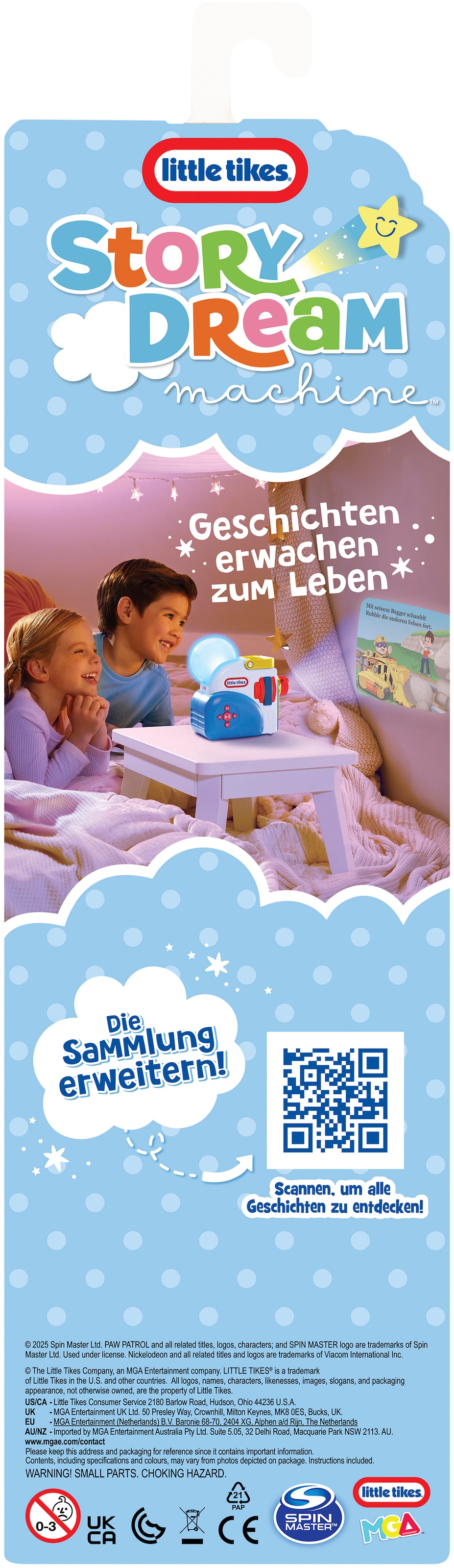 Little Tikes® Cassette de feuilleton audio »Story Dream Machine, Paramount PAW Patrol Entdecker-Kollektion« passend für Story Dream Machine