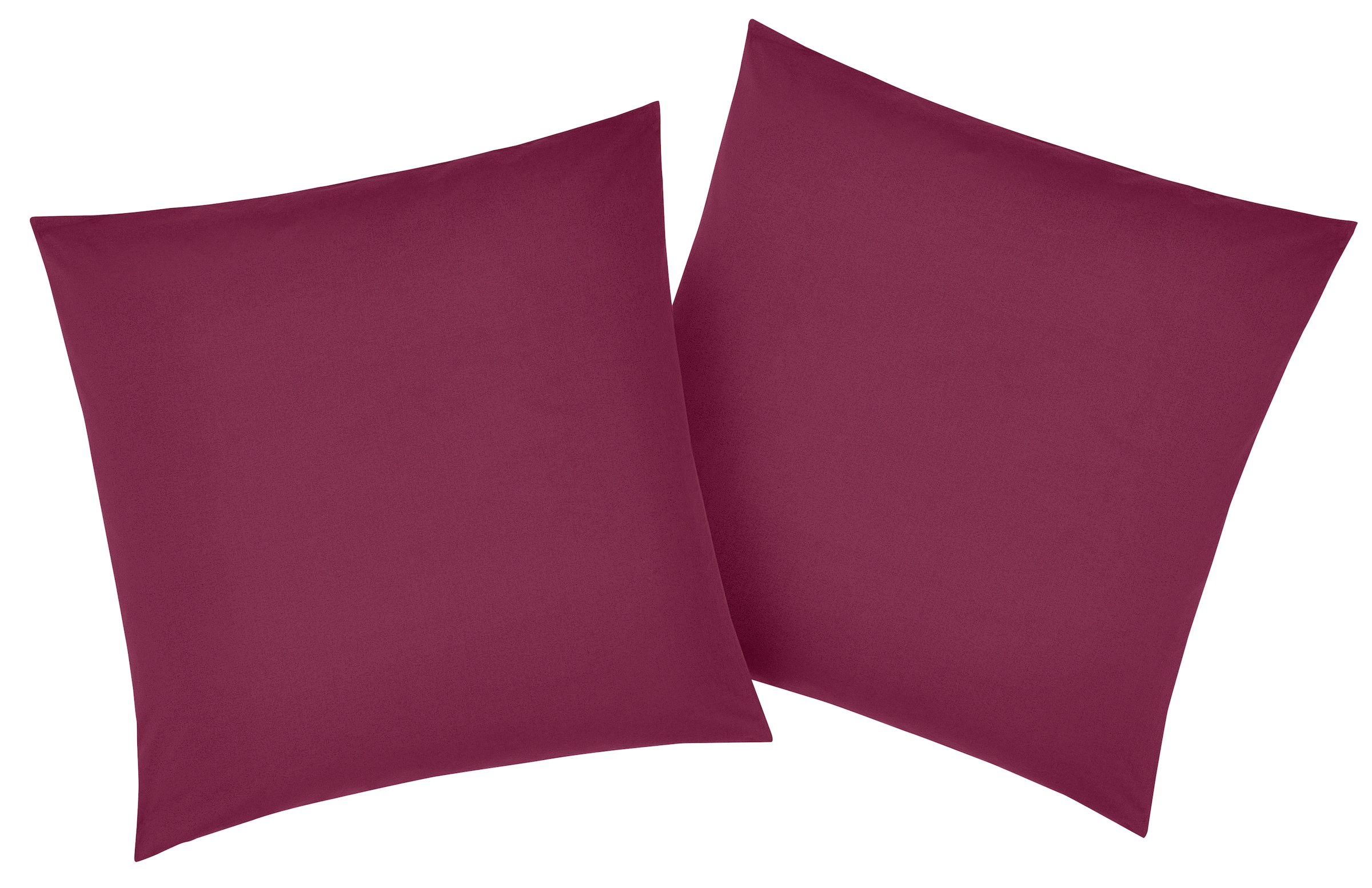 Image of GOODproduct Kissenbezüge "Luisa, Renforcé, 2er-Set, 100% Baumwolle, atmungsaktiv" 100% Baumwolle, mit Reissverschluss, atmungsaktiv, uni