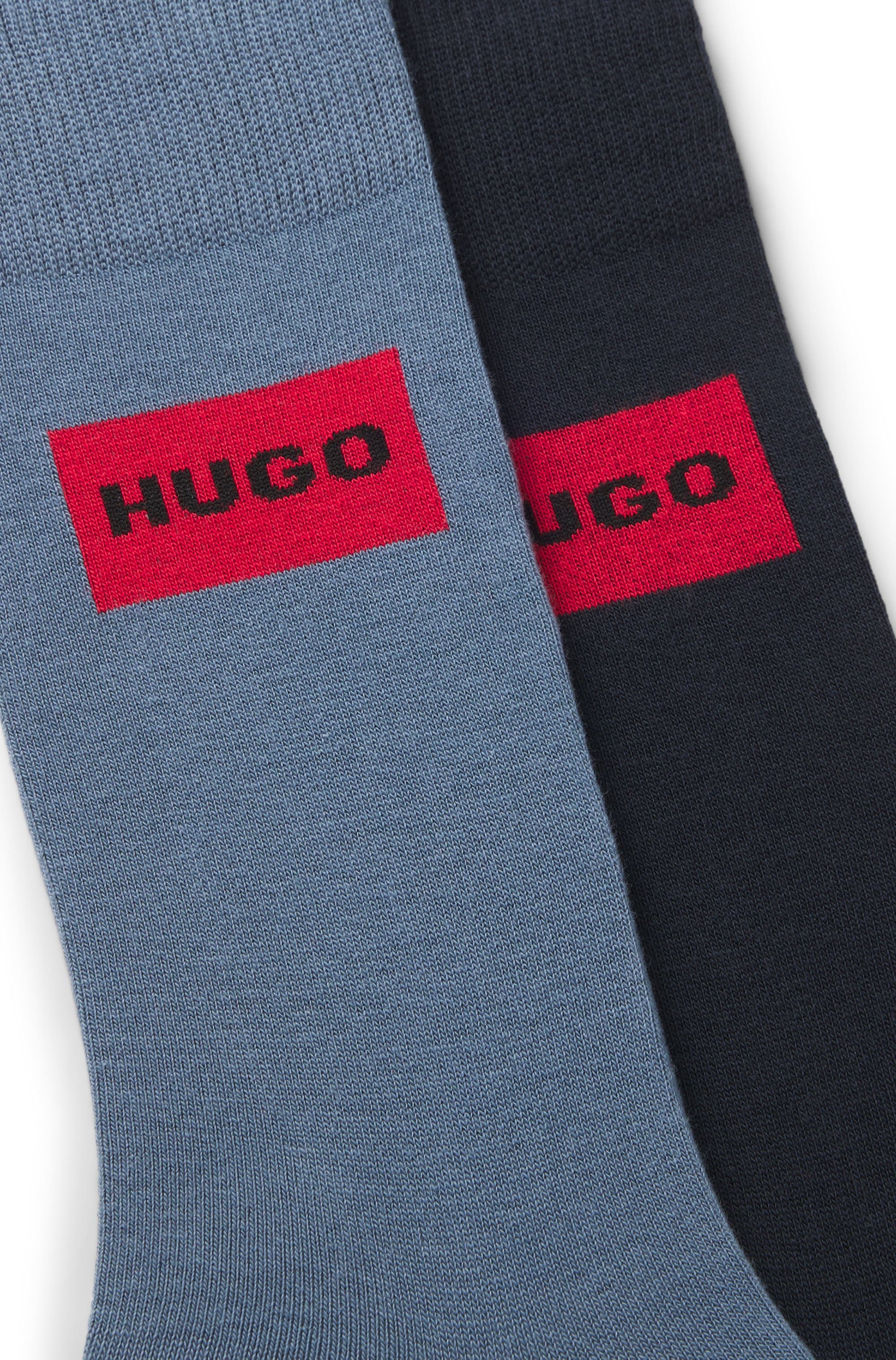 HUGO Underwear Socken »RED LABEL« 2 Paar tlg. mittelhoch, verstärkte Fersen- und Zehenbereich, Rippbündchen