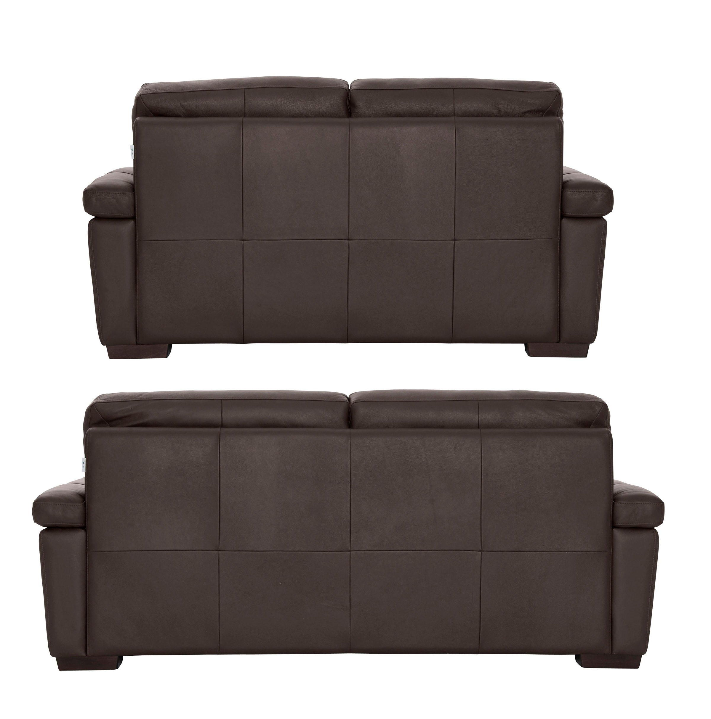 CALIA ITALIA Polstergarnitur »Gaia, extrabequem in moderner, klassisch eleganter Optik«, (Set, 2 tlg.), Ledersofa Garnitur bestehend aus 2-Sitzer und 3-Sitzer