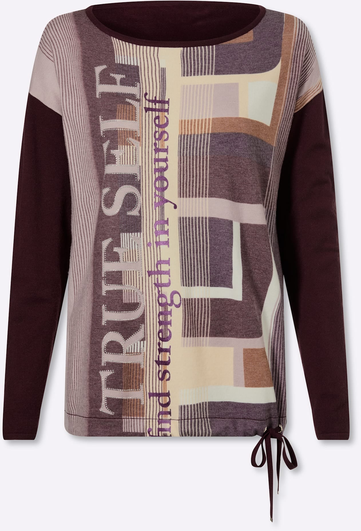 heine Strickpullover »Druck-Pullover«