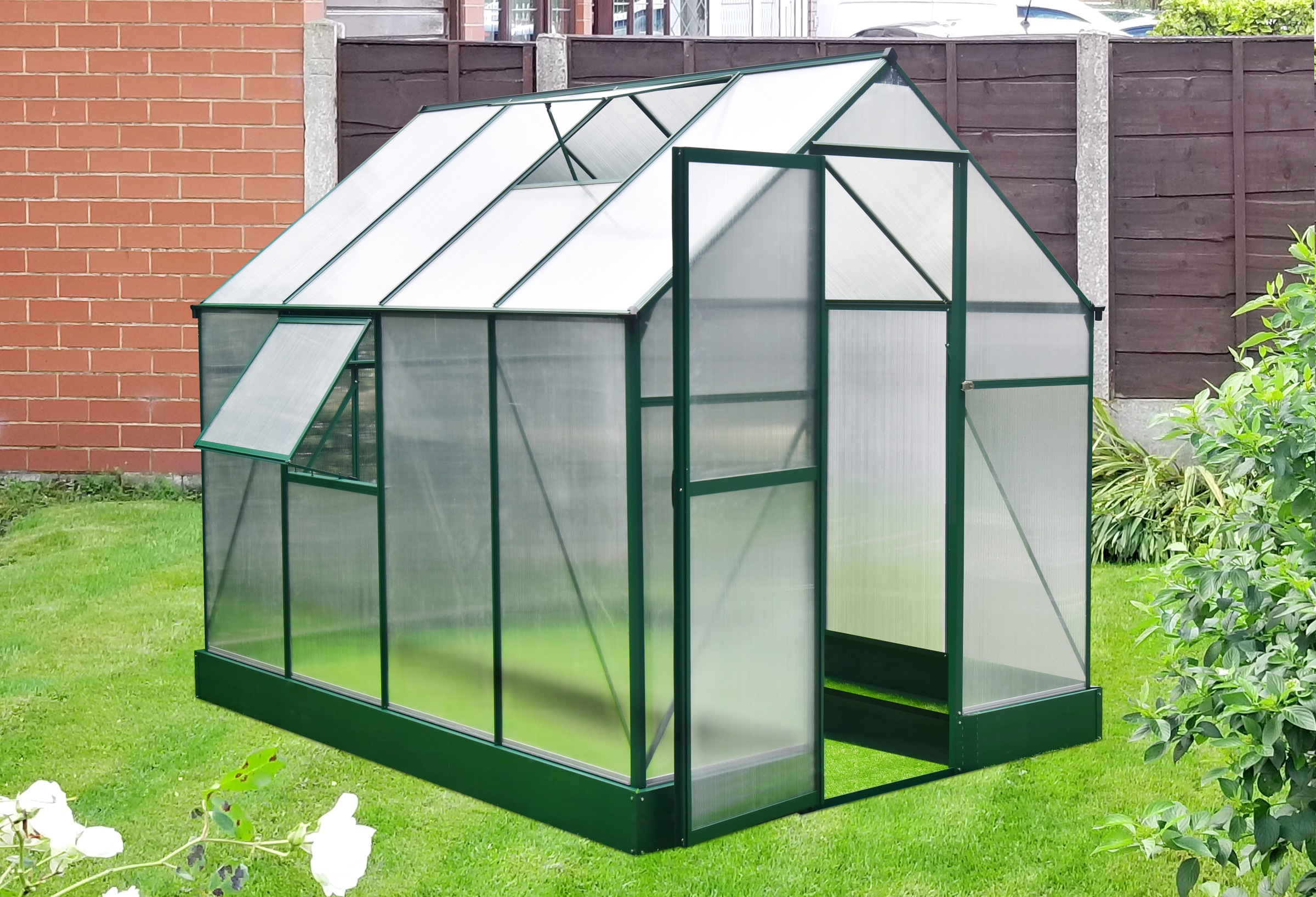 Image of KONIFERA Gewächshaus »Neapel«, (Set), inkl. Beeteinfassung im Haus bei Ackermann Versand Schweiz