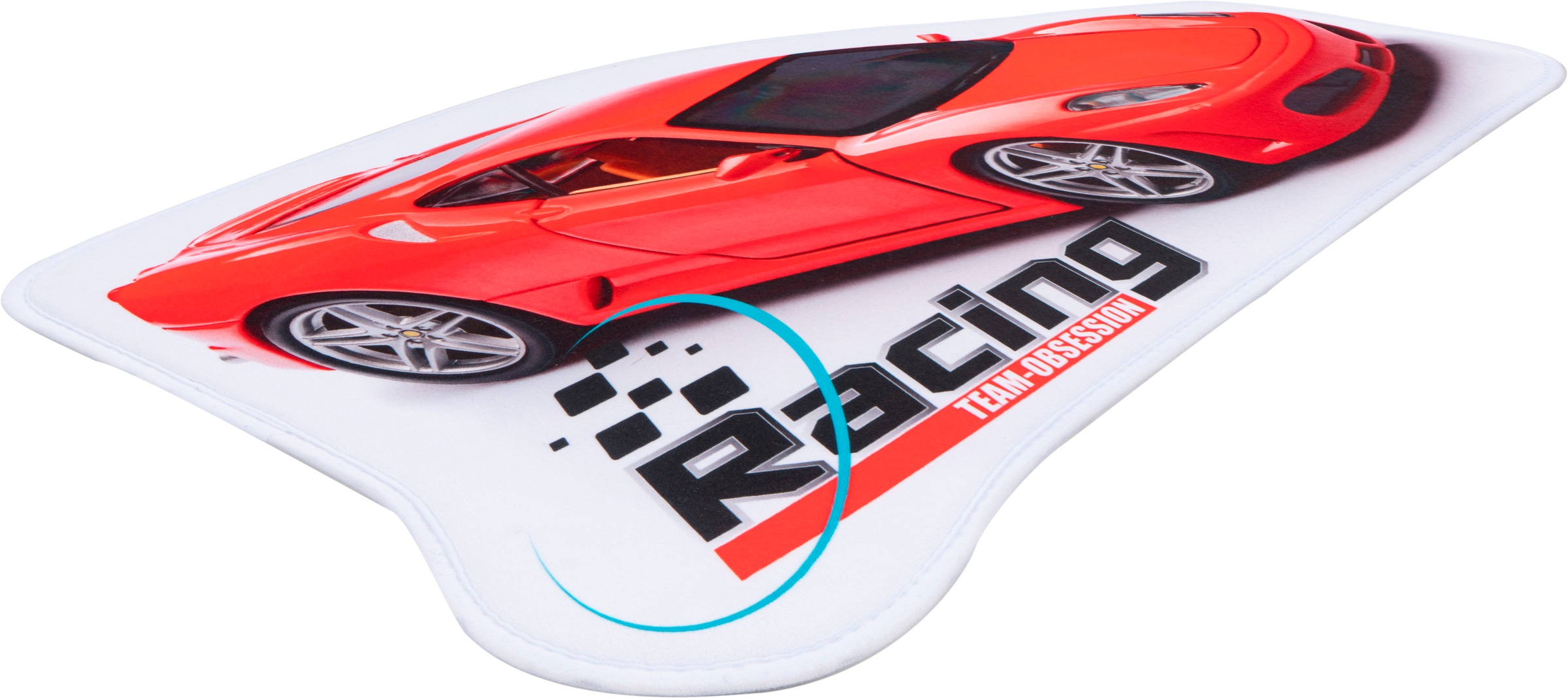 Image of Obsession Kinderteppich »My Mila Kids 147«, Motivform, 8 mm Höhe, Motiv Rennwagen, waschbar, Kinderzimmer bei Ackermann Versand Schweiz