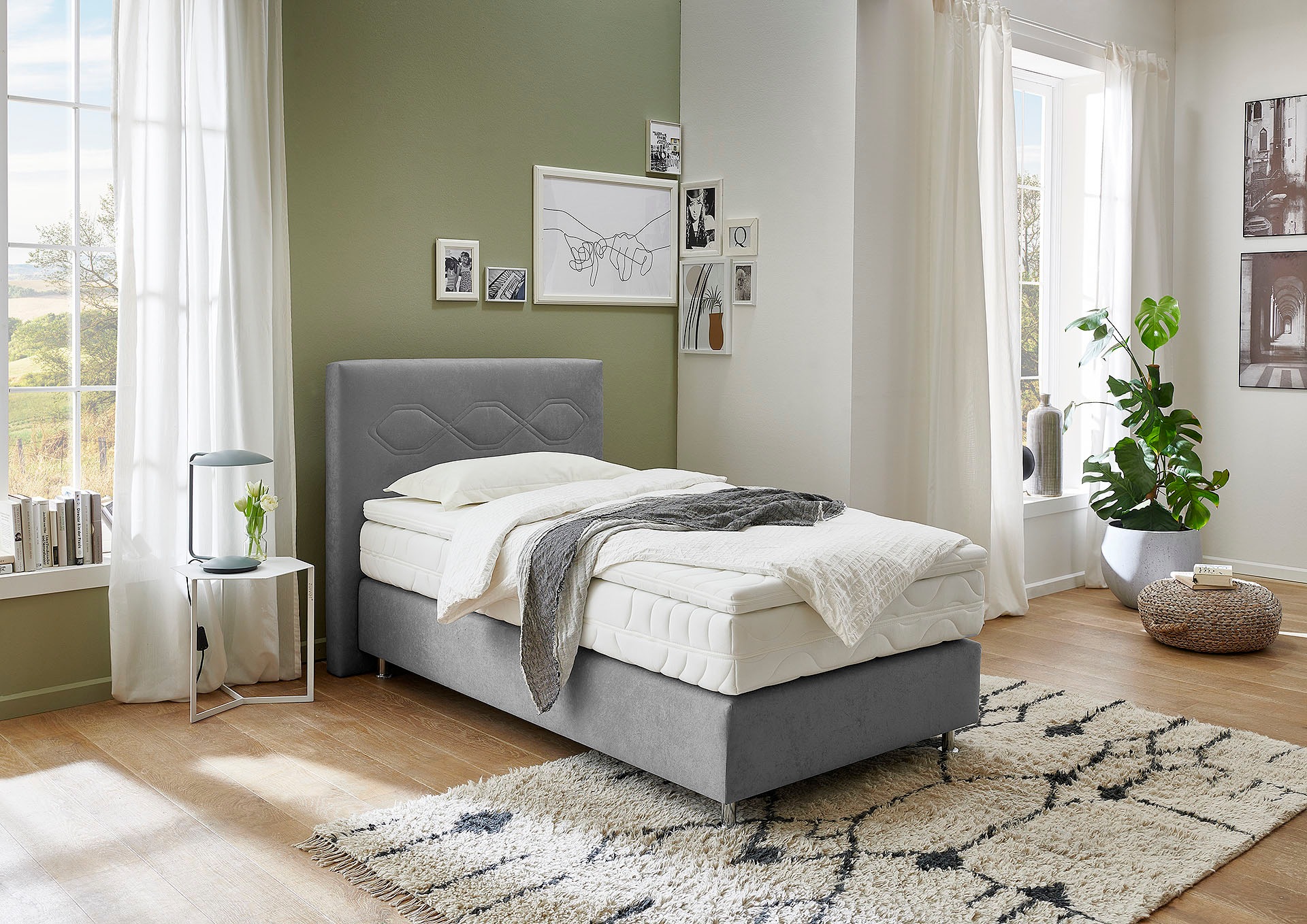 Westfalia Schlafkomfort Boxspringbett, wahlweise mit Topper