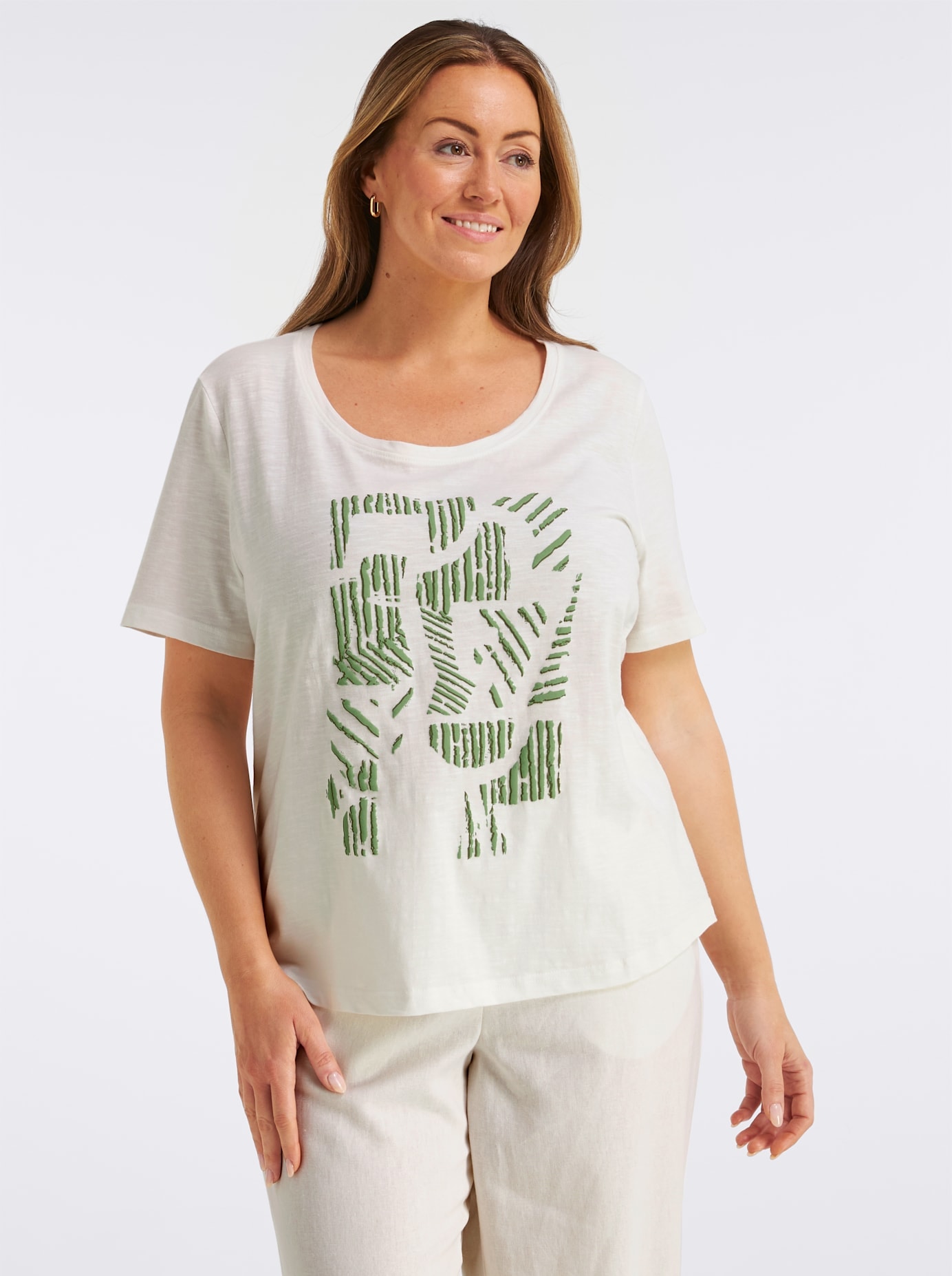 Image of Sheego Rundhalsshirt "Shirt" 1