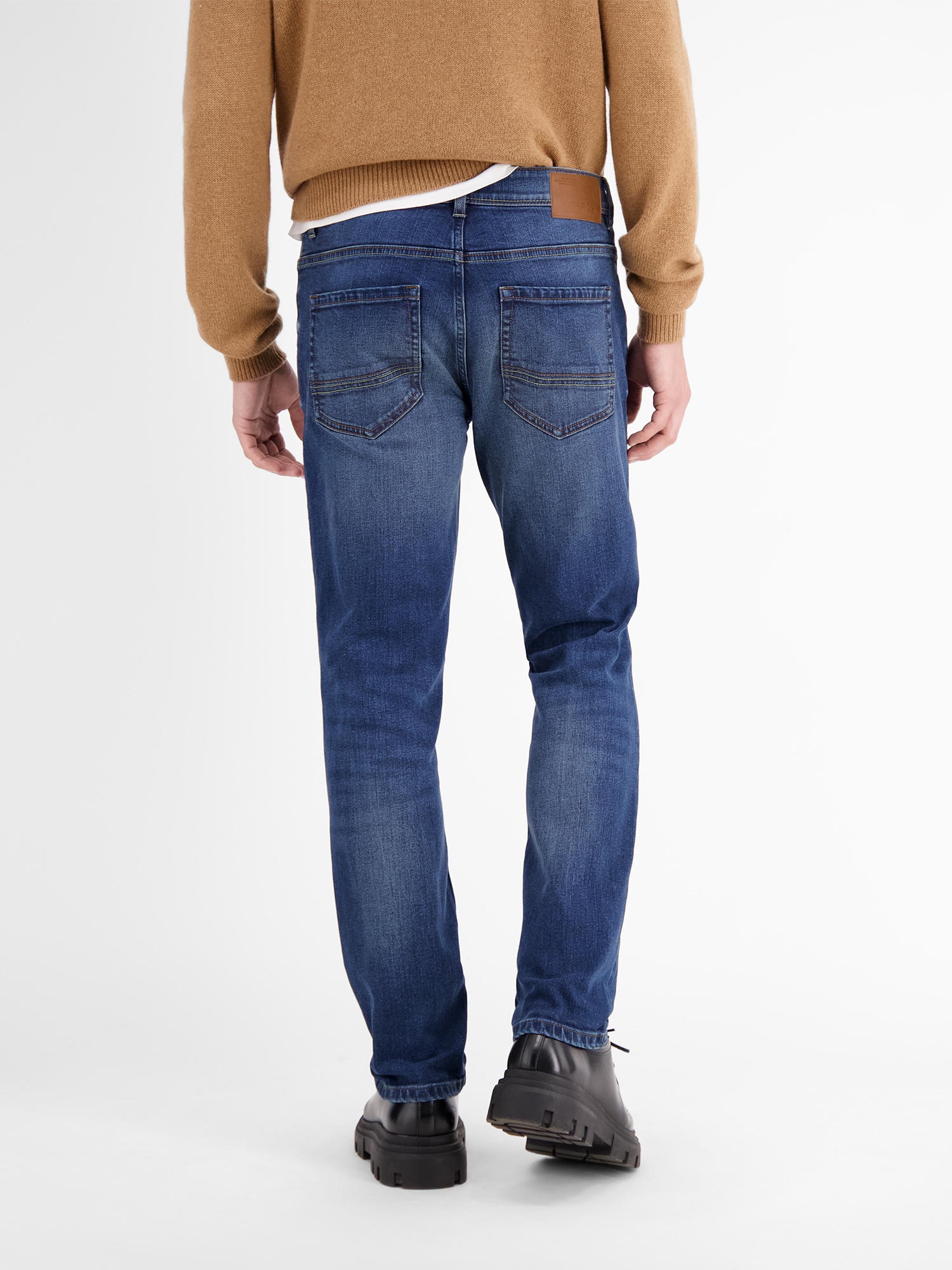 LERROS Jeans Relax-fit »LERROS BAXTER 5-Pocket-Denim, RELAXED FIT, unifarben«