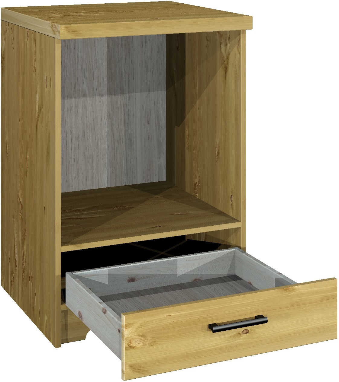 Home affaire Armoire encastrée pour cuisinière »Meliss« aus massiver Kiefer, Breite 60 cm, Soft-Close-Funktion