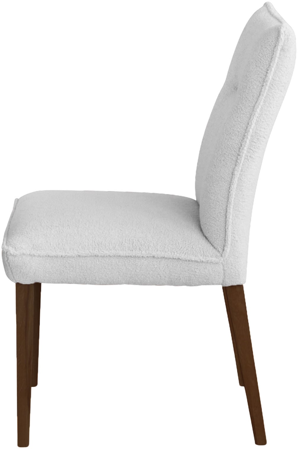 Home affaire 4-Fussstuhl »Atena«, (Set), Luxus-Microfaser Teddyoptik, Gestell aus Massivholz Buche, Bezug Teddyoptik