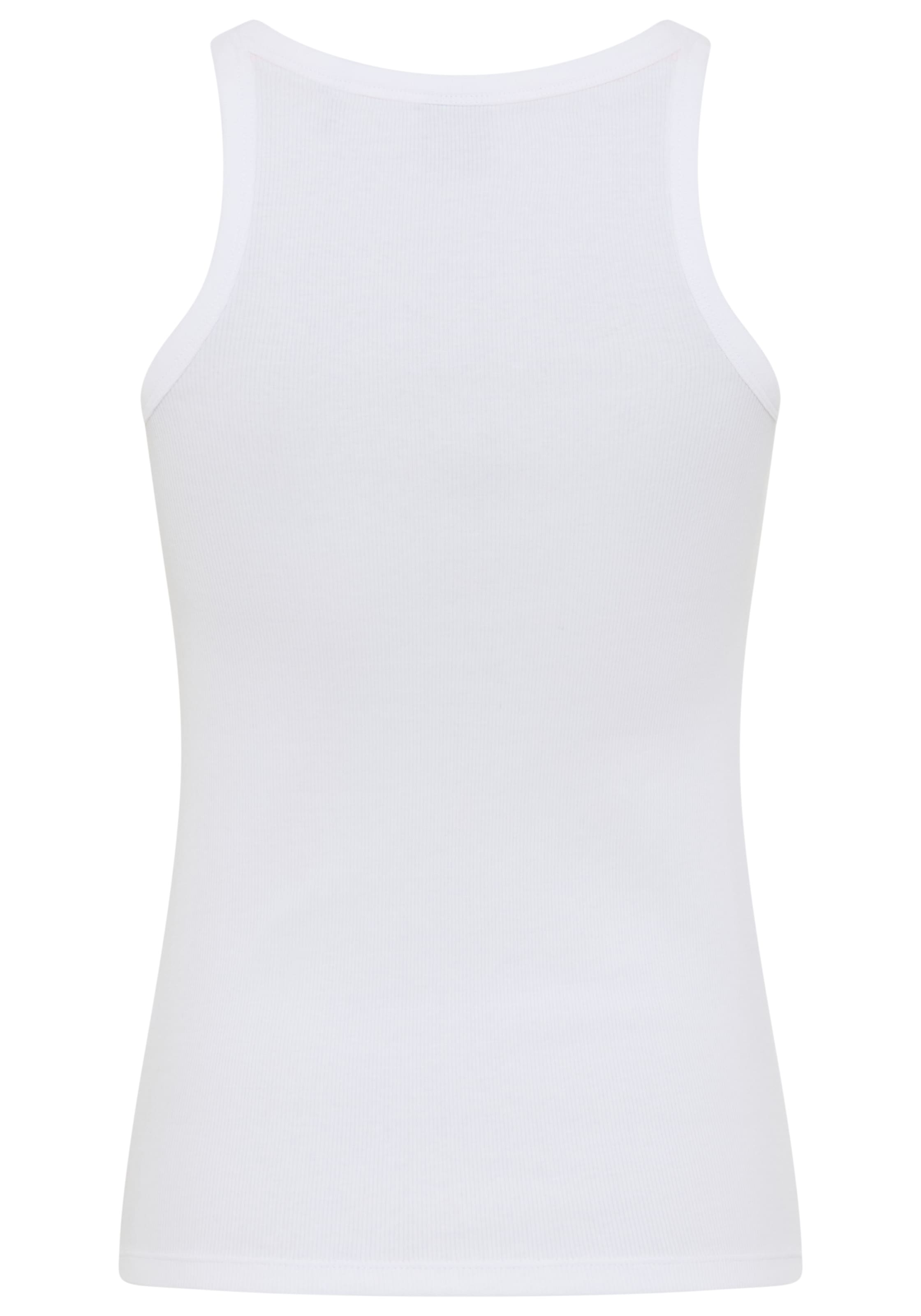 BOSS ORANGE Ripptanktop »Epetite Premium Damenmode« Slim Fit mit Logostickerei