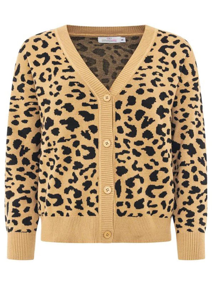 Zwillingsherz Pull en tricot »"Classic Leo"« Animal-Muster