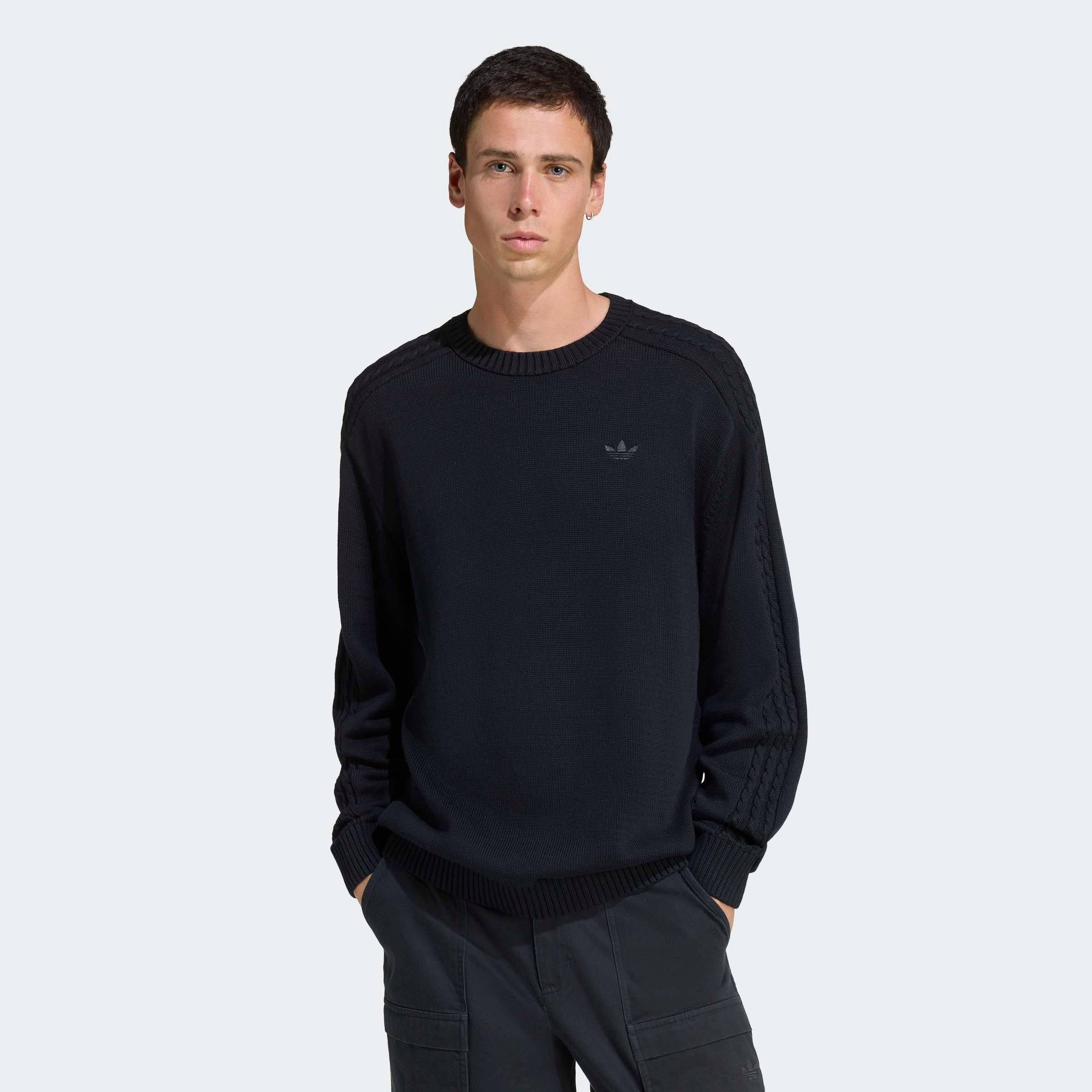 Image of adidas Originals Sweatshirt "HOCHWERTIGES ESSENTIALS MIT RUNDHALSAUSSCHNITT", mit Rundhalsausschnitt, lockere Passform, aus reiner Baumwolle