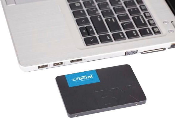 Crucial interne SSD »BX500 240GB 3D NAND SATA«, 2,5 Zoll, Anschluss SATA