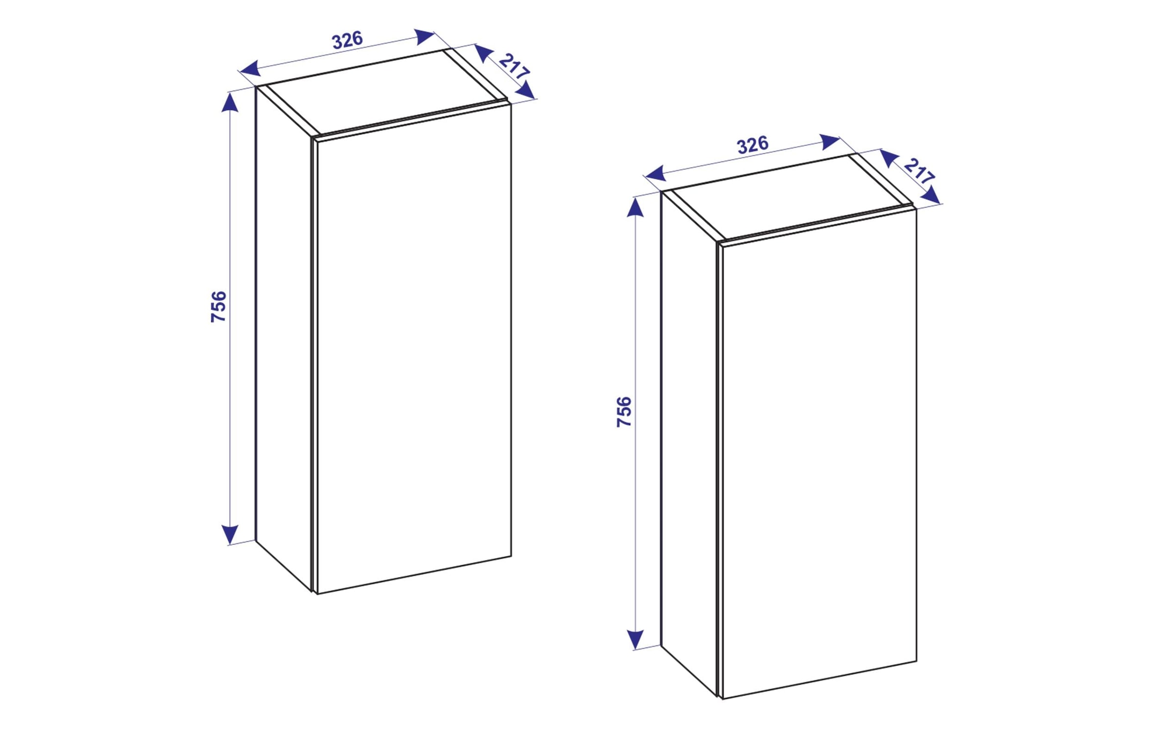 VCM Regal »Lendas 33 x 150 cm«