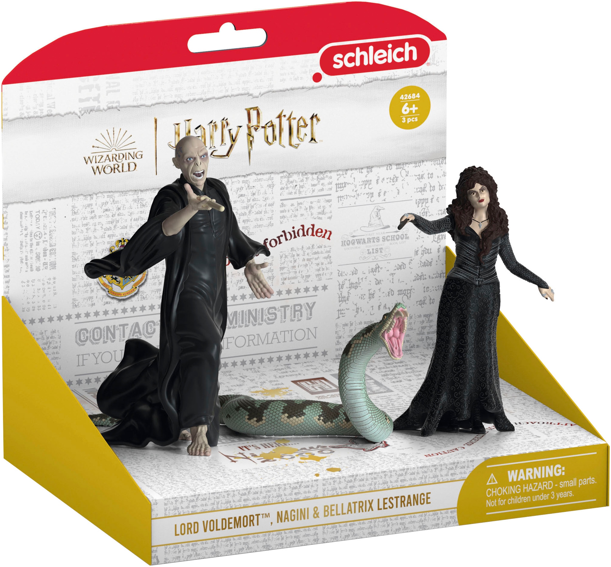 Schleich® Spielfigur »WIZARDING WOLRD™, Voldemort, Nagini & Bellatrix L. (42684)«