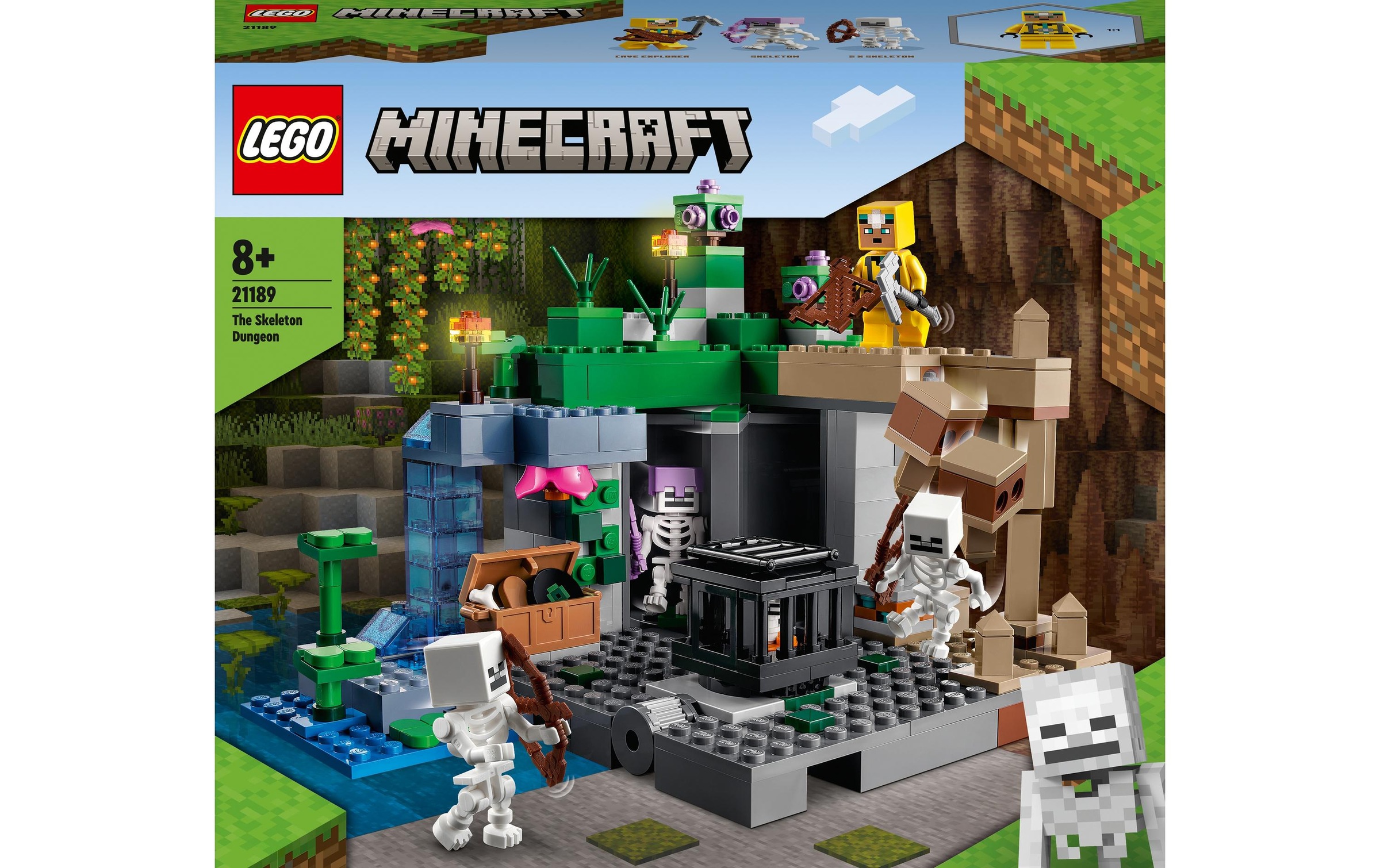 Image of LEGO® Konstruktionsspielsteine »LEGO Minecraft Das Skelettverlies«, (364 St.) bei Ackermann Versand Schweiz