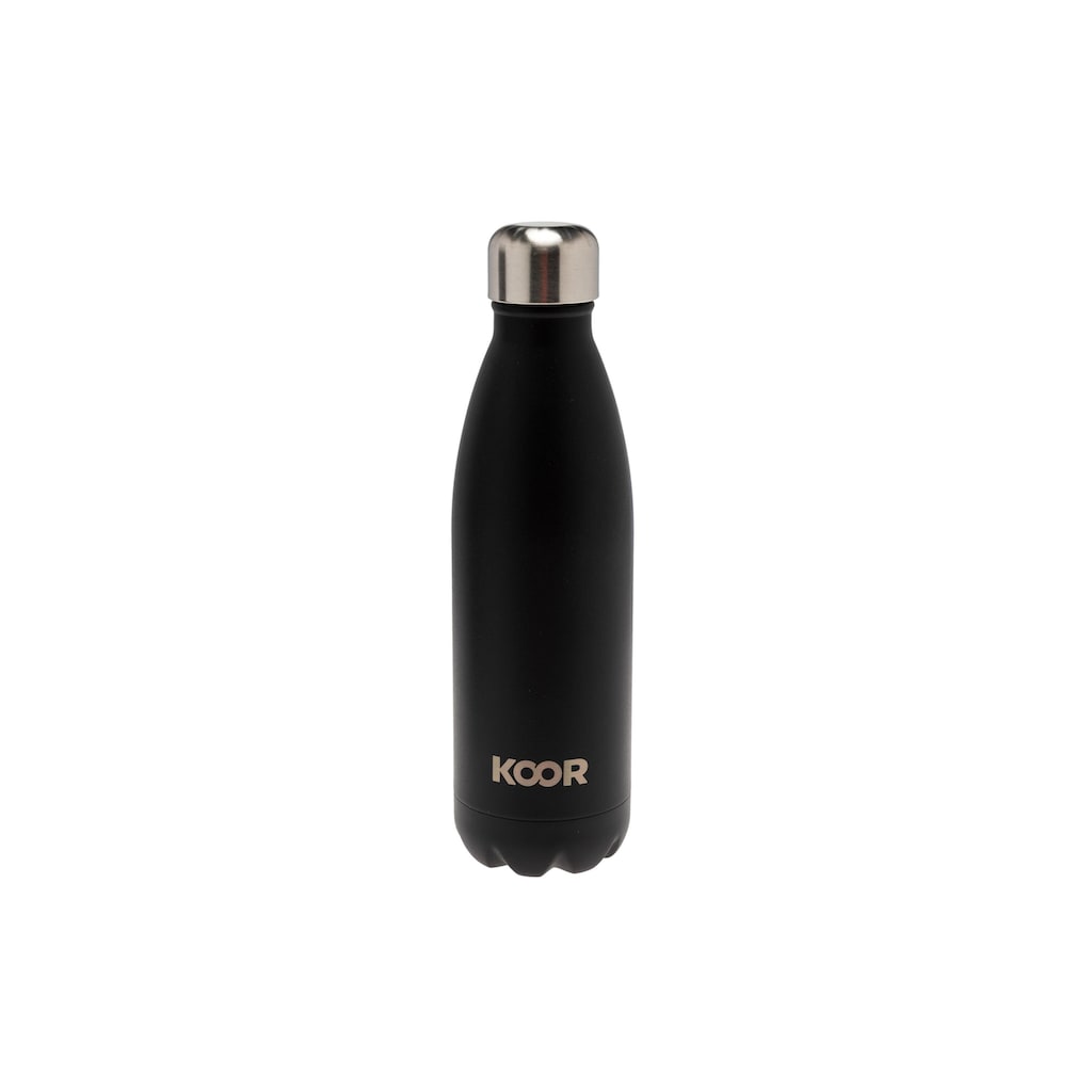 KOOR Trinkflasche »Black 500 ml«
