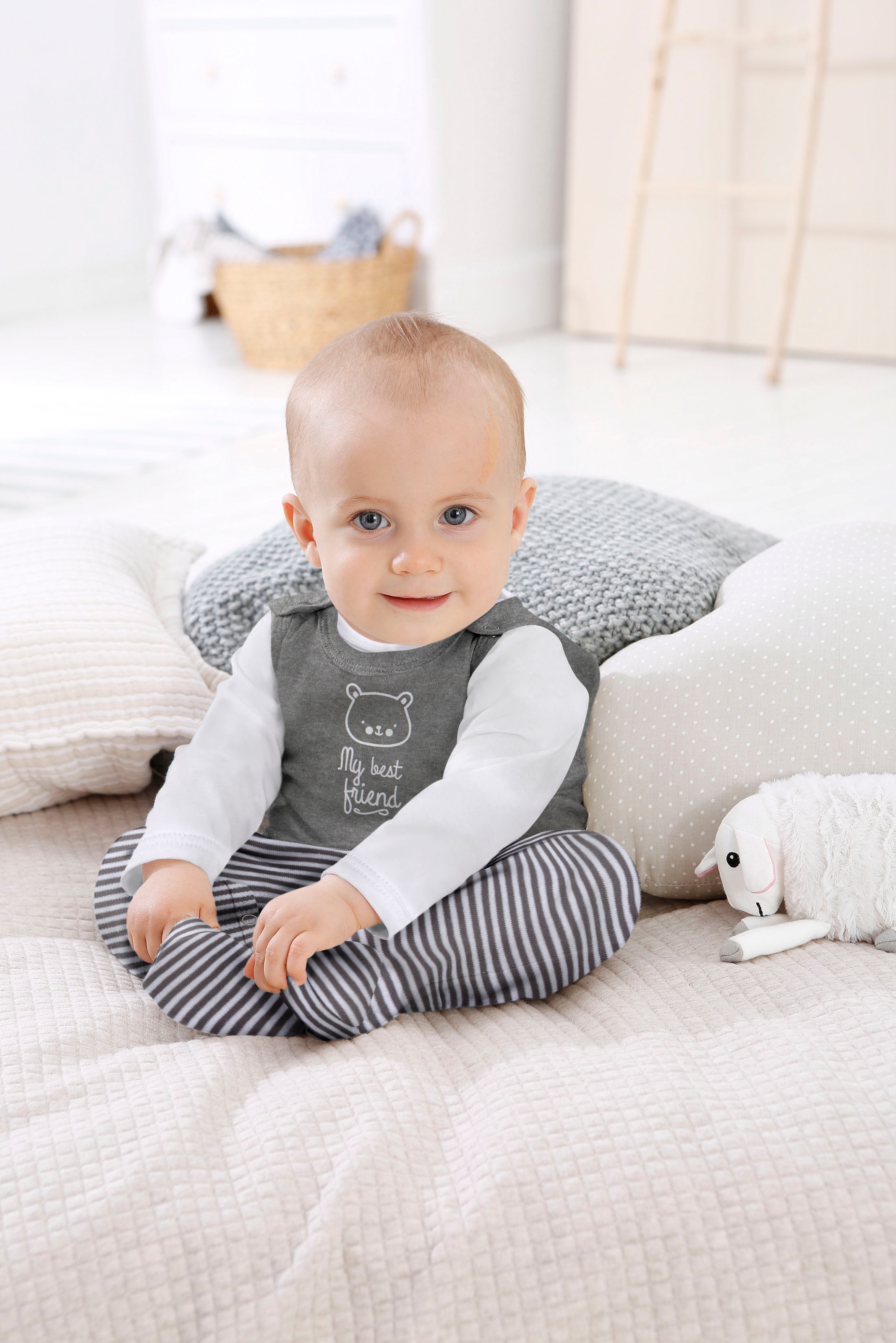 Bio-Baumwolle«, Erstausstattungspaket versandkostenfrei Drucken bestellen mit Modische »Baby-Set niedlichen 20 (Set, Klitzeklein aus tlg.),