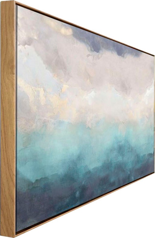 Reinders! Leinwandbild »Abstrakt Blau - Leinwandbild«