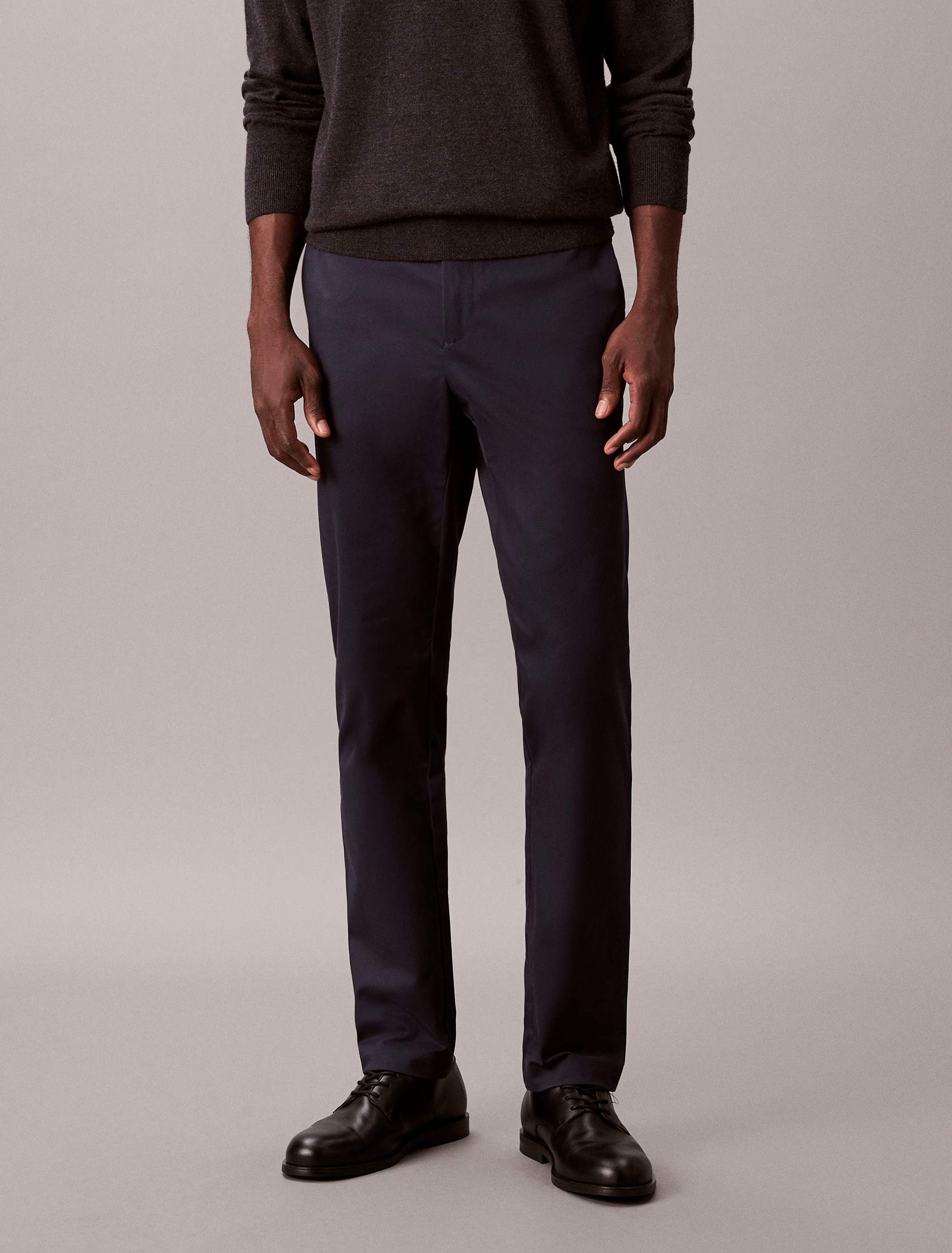 Image of Calvin Klein Chinohose "SLIM SATEEN CHINO TROUSER" slim fit