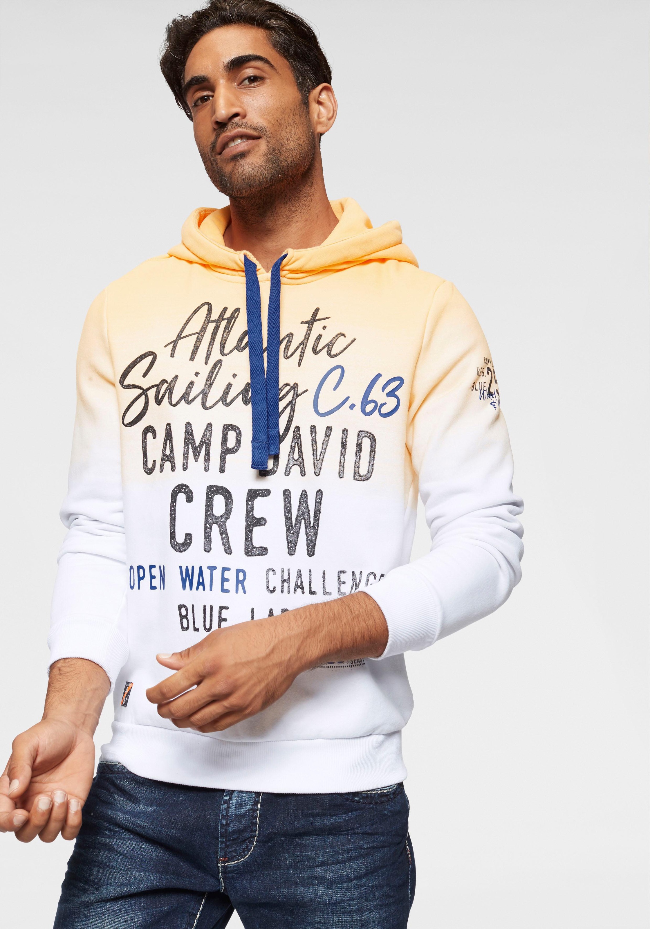 Image of CAMP DAVID Kapuzensweatshirt, mit Farbverlauf bei Ackermann Versand Schweiz