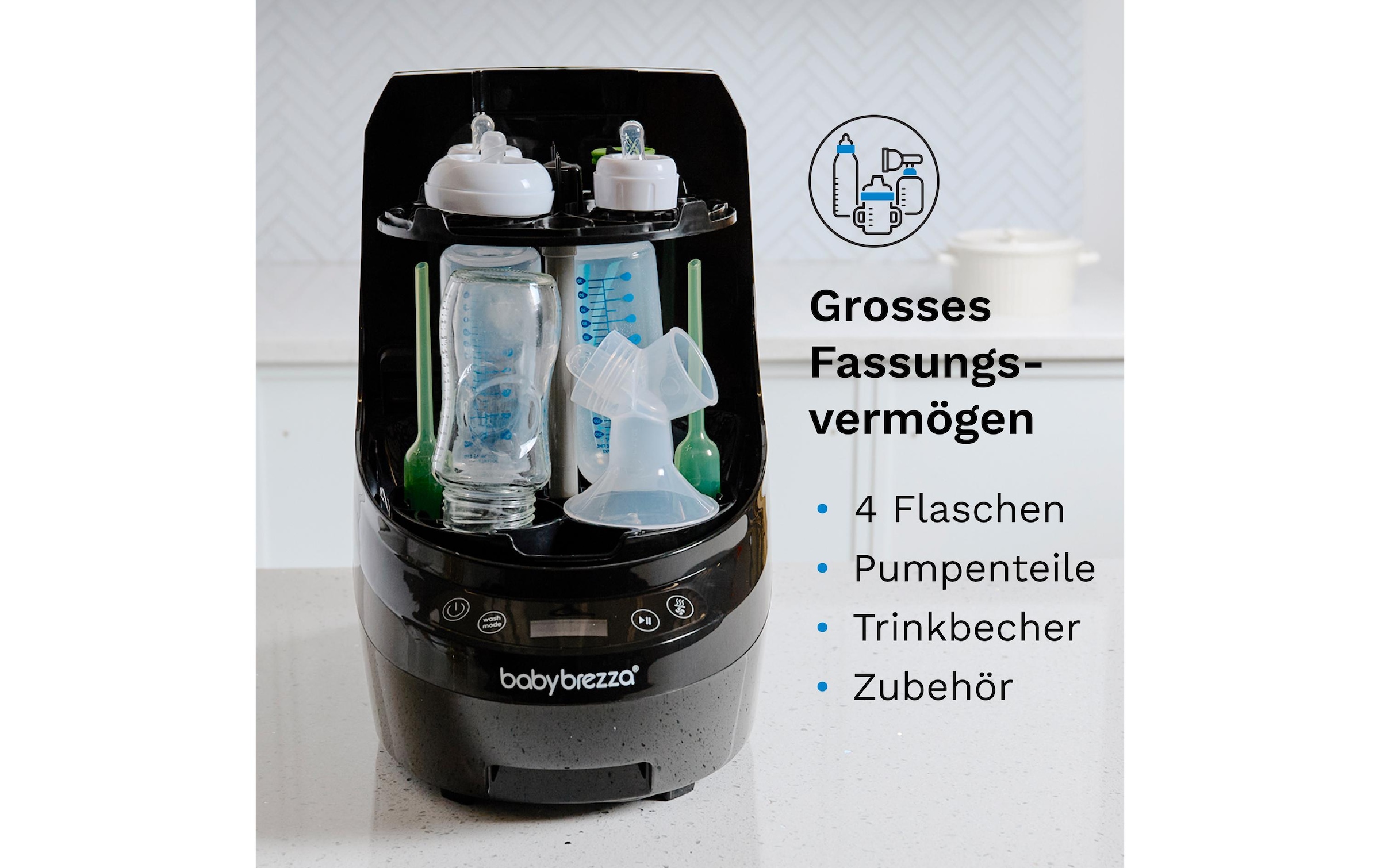   Dampfsterilisator »Baby Brezza Bottle Washer Pro«