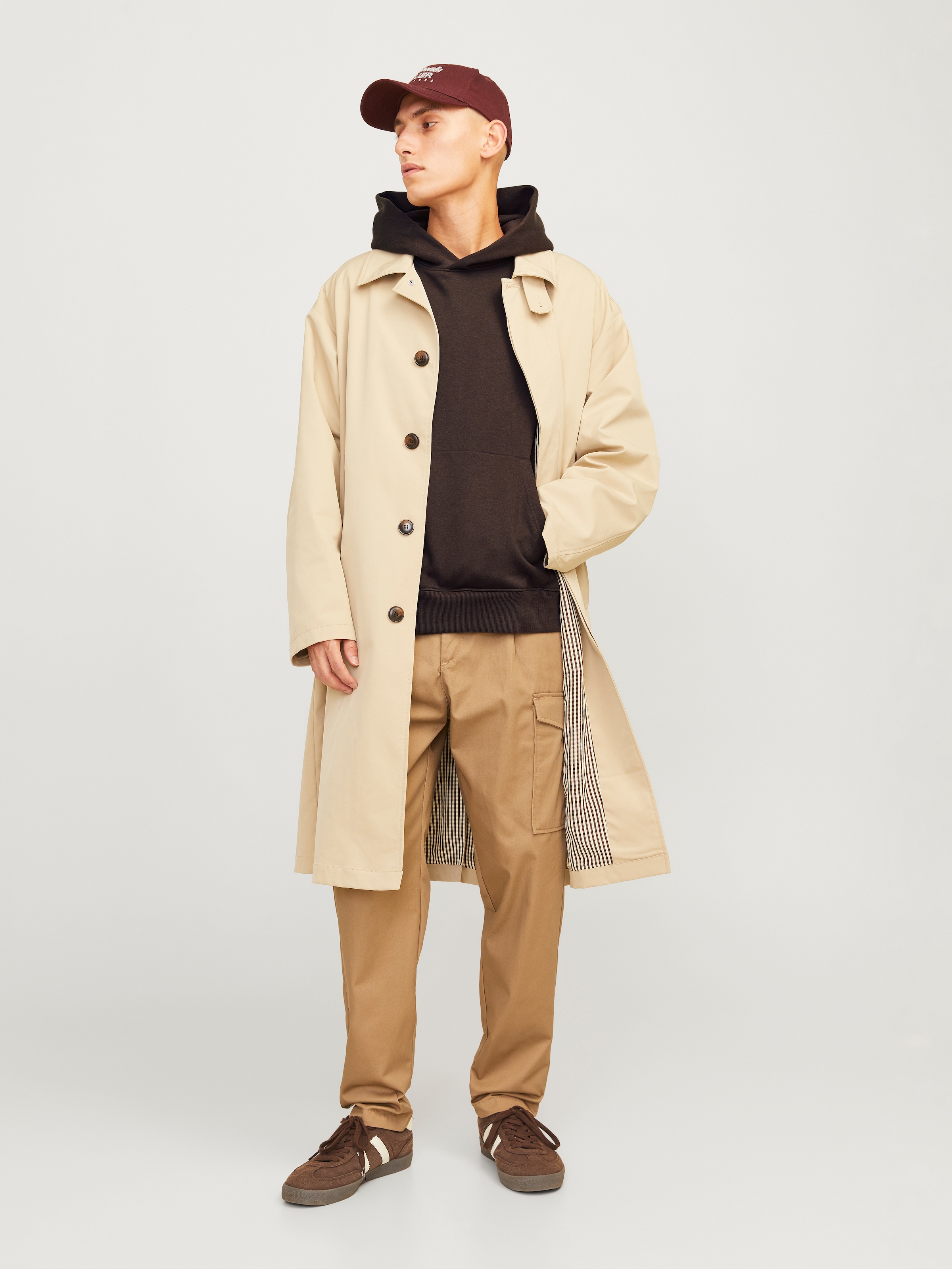 Jack & Jones Kapuzensweatshirt »JJEURBAN EDGE SWEAT HOOD NOOS«, mit Kängurutasche