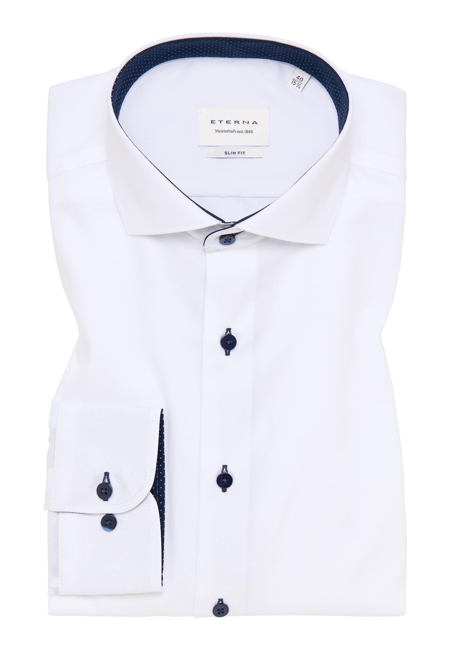 Eterna Langarmhemd »SLIM FIT«, NON IRON (bügelfrei)