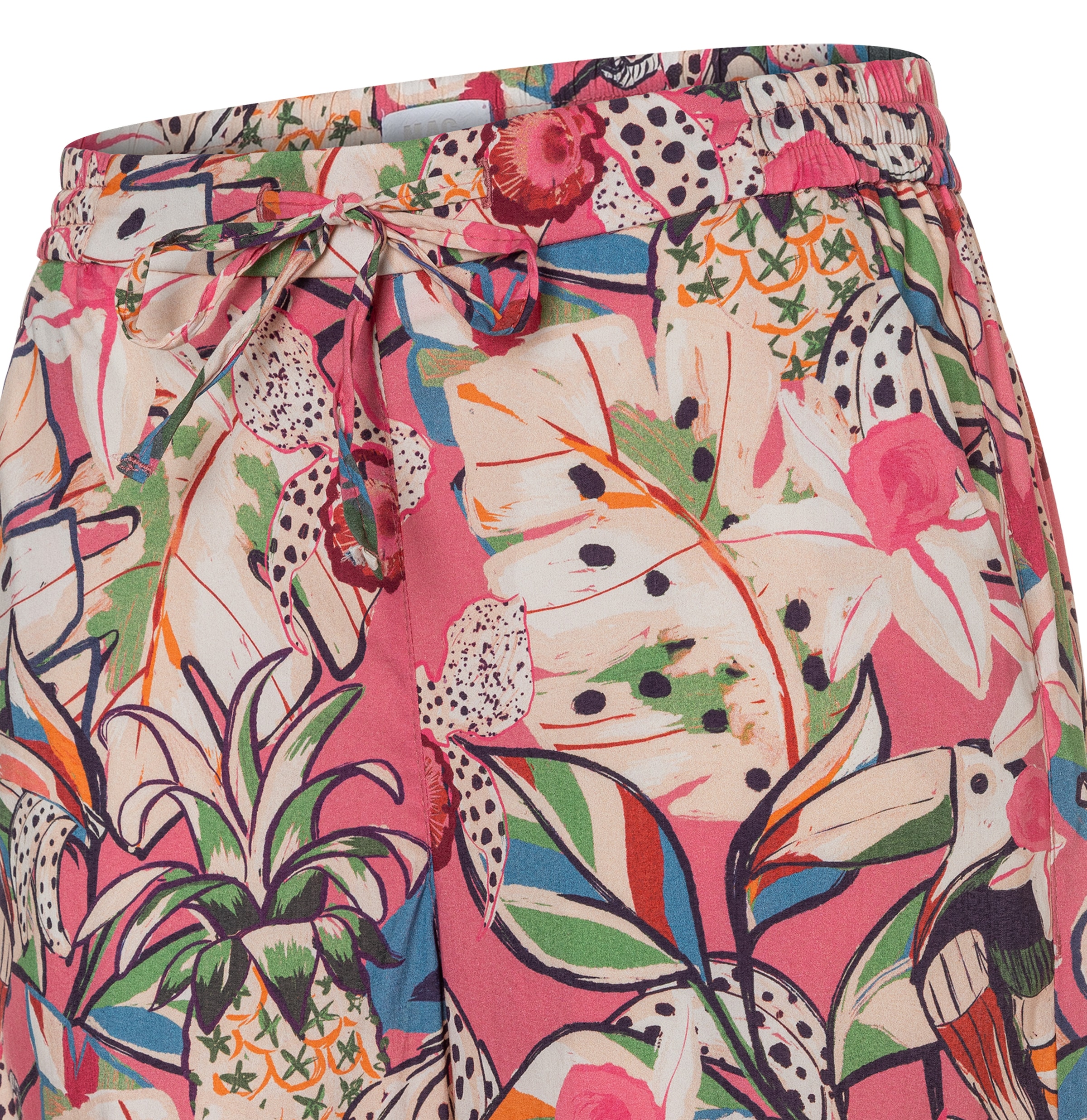 MAC Stoffhose »CALLIE cropped«  mit floralem Muster