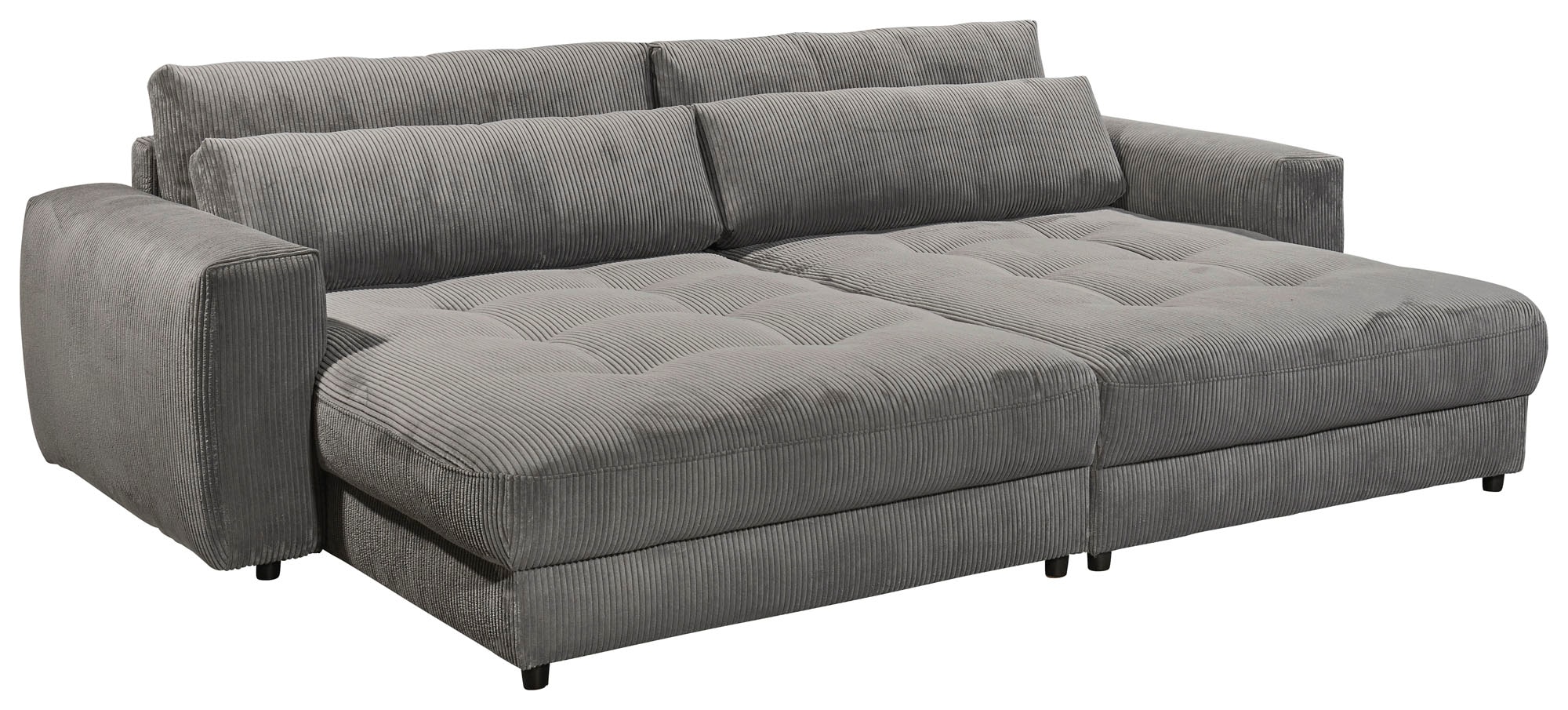 ED EXCITING DESIGN Loveseat »Barura«, (2 St.), Big-Sofa mit 2 Nierenkissen