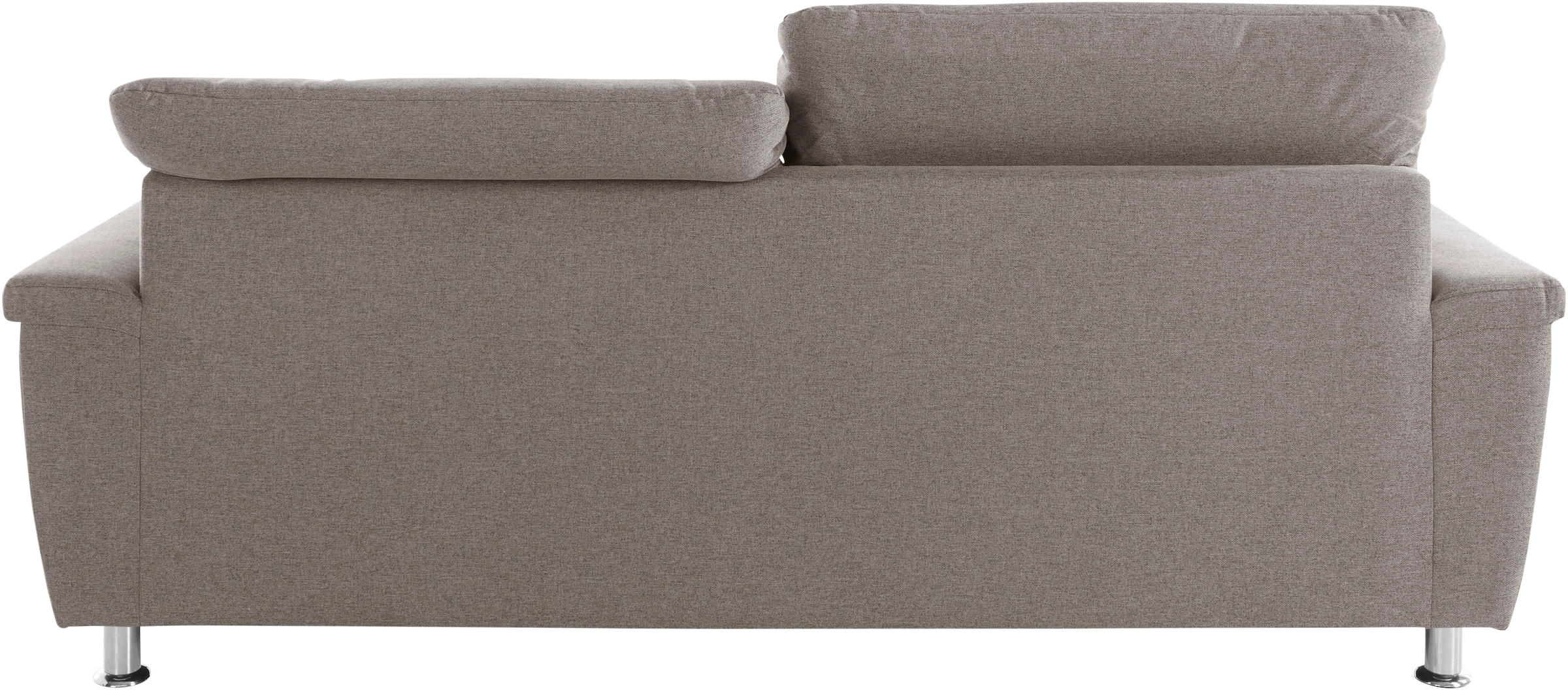 DOMO collection 2,5-Sitzer »Franzi, zeitlos und elegant, moderne Sitzheftung« wahlweise mit Kopfteilverstellung, inklusive Zierkissen