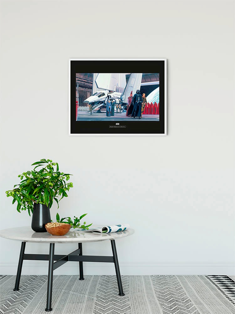 Komar Bild »Star Wars Classic RMQ Death Star Shuttle Dock«, Star Wars, (1 St.), Wandbild zur Dekoration im Kinderzimmer - ohne Rahmen