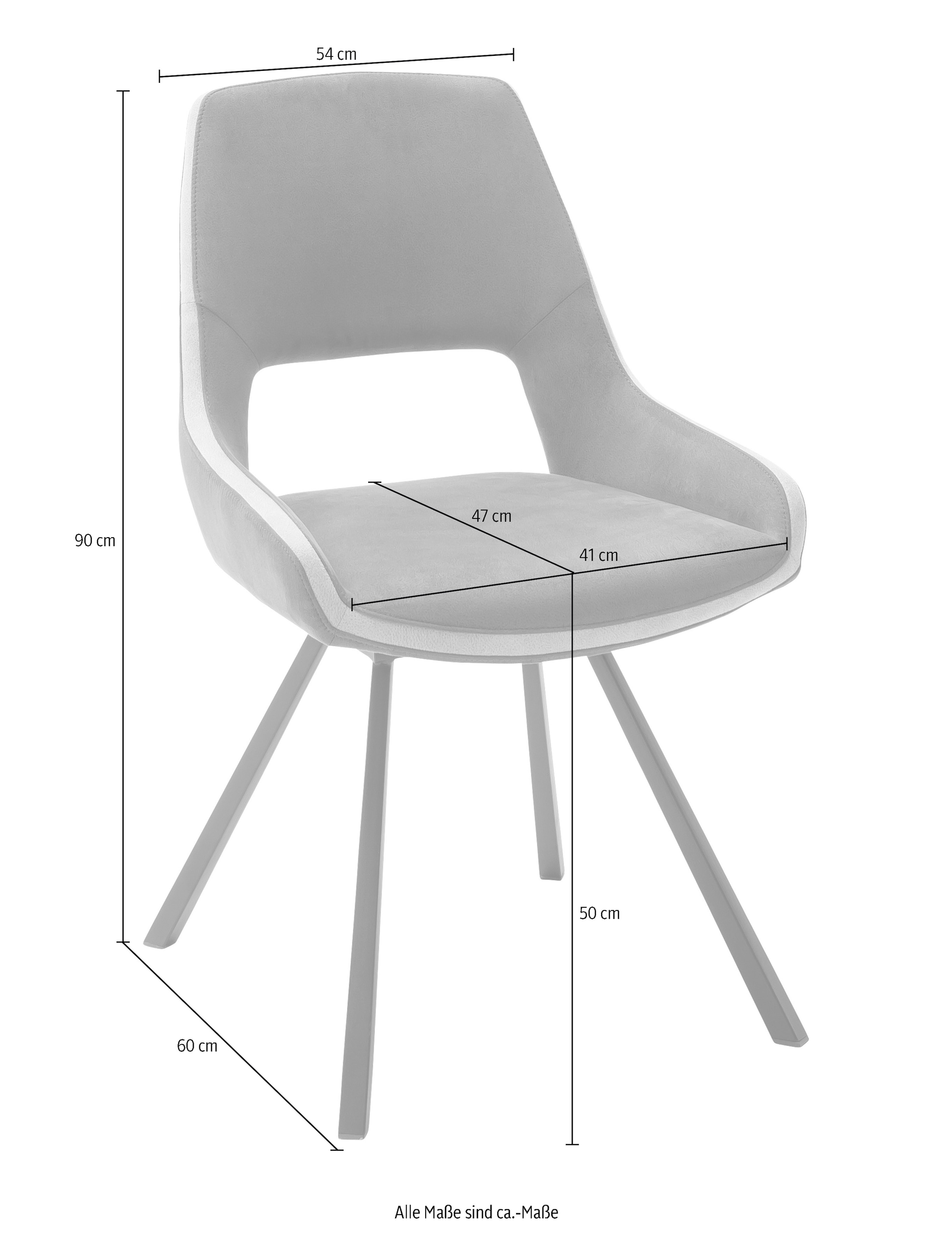 MCA furniture Esszimmerstuhl »Bayonne«, Nivellierung, kaufen (Set), bis Set, belastbar Stuhl 180°drehbar bequem 2 2-er 120 kg mit St